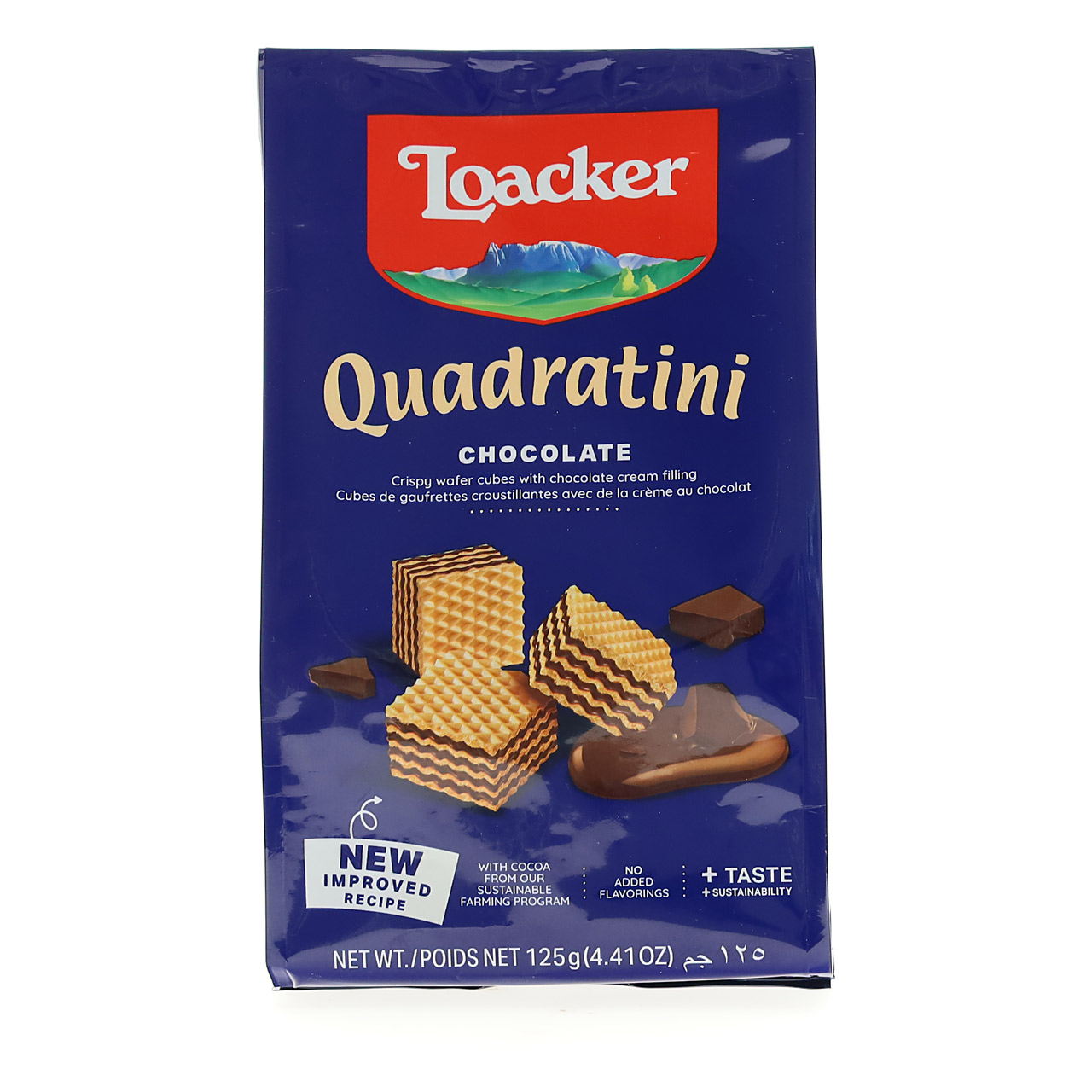 Loacker Quadratini 125 G Chocolate Loacker image number null