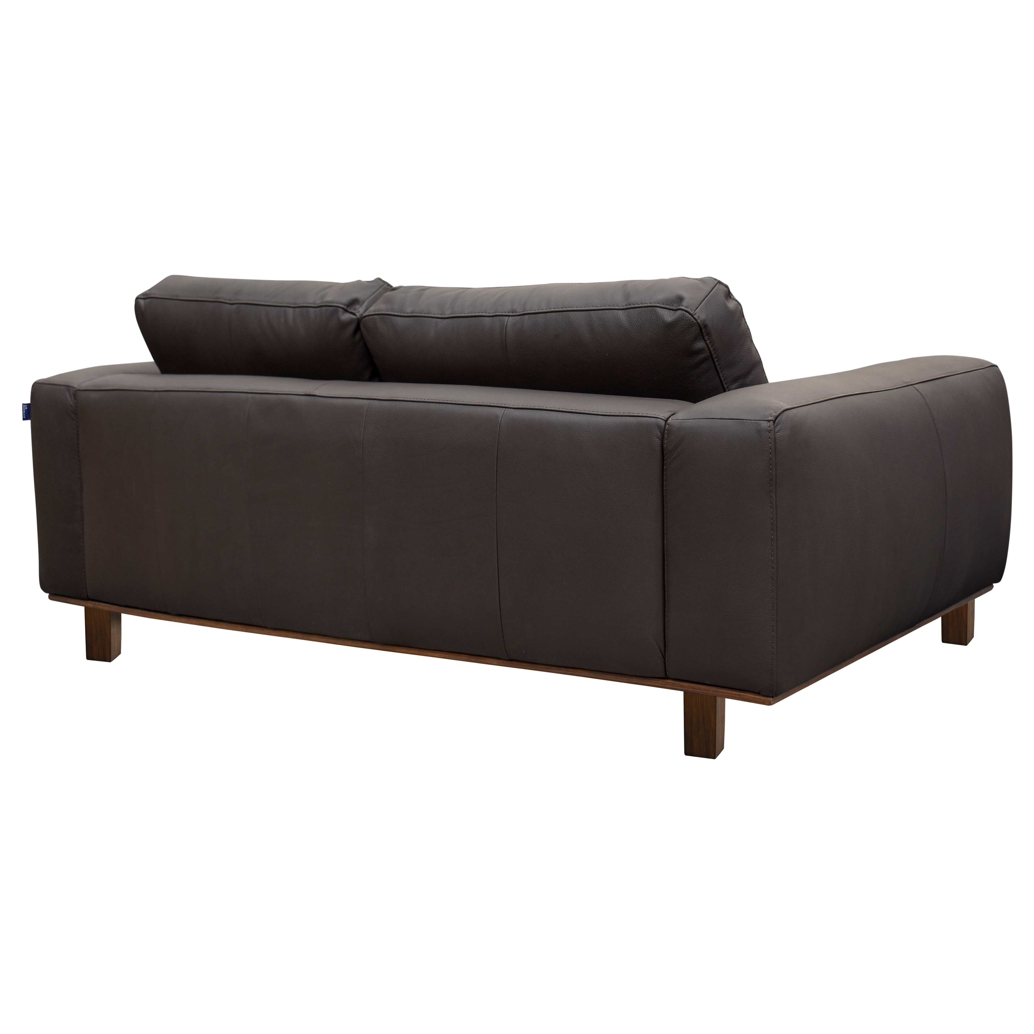 Love seat Chocolate Piel Odell Muebles Liz image number null