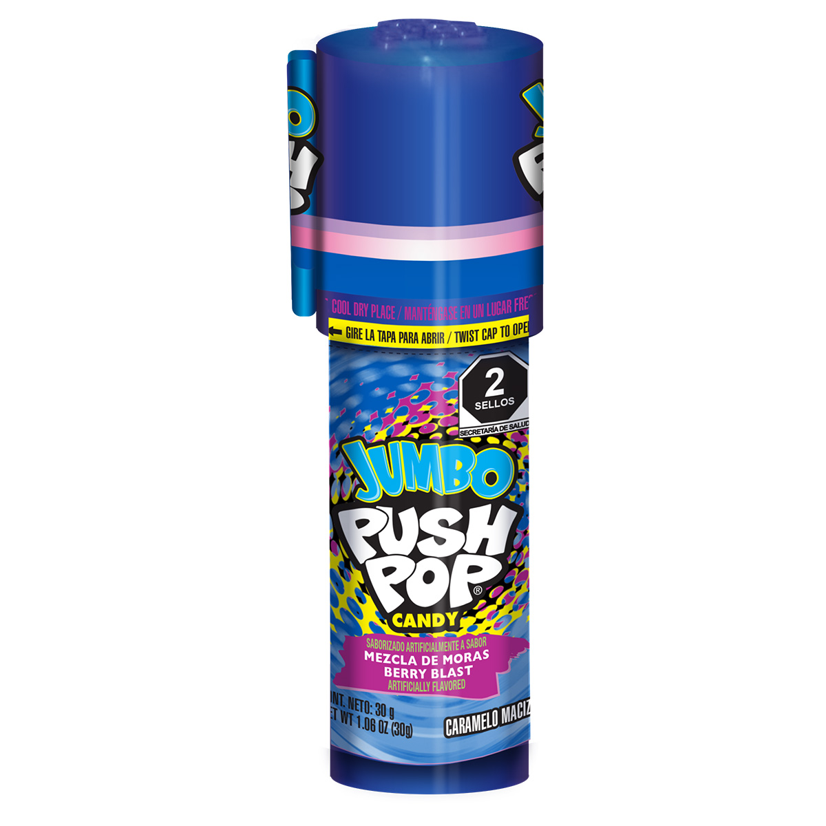 Bazooka Push Pop Jumbo 30g image number null