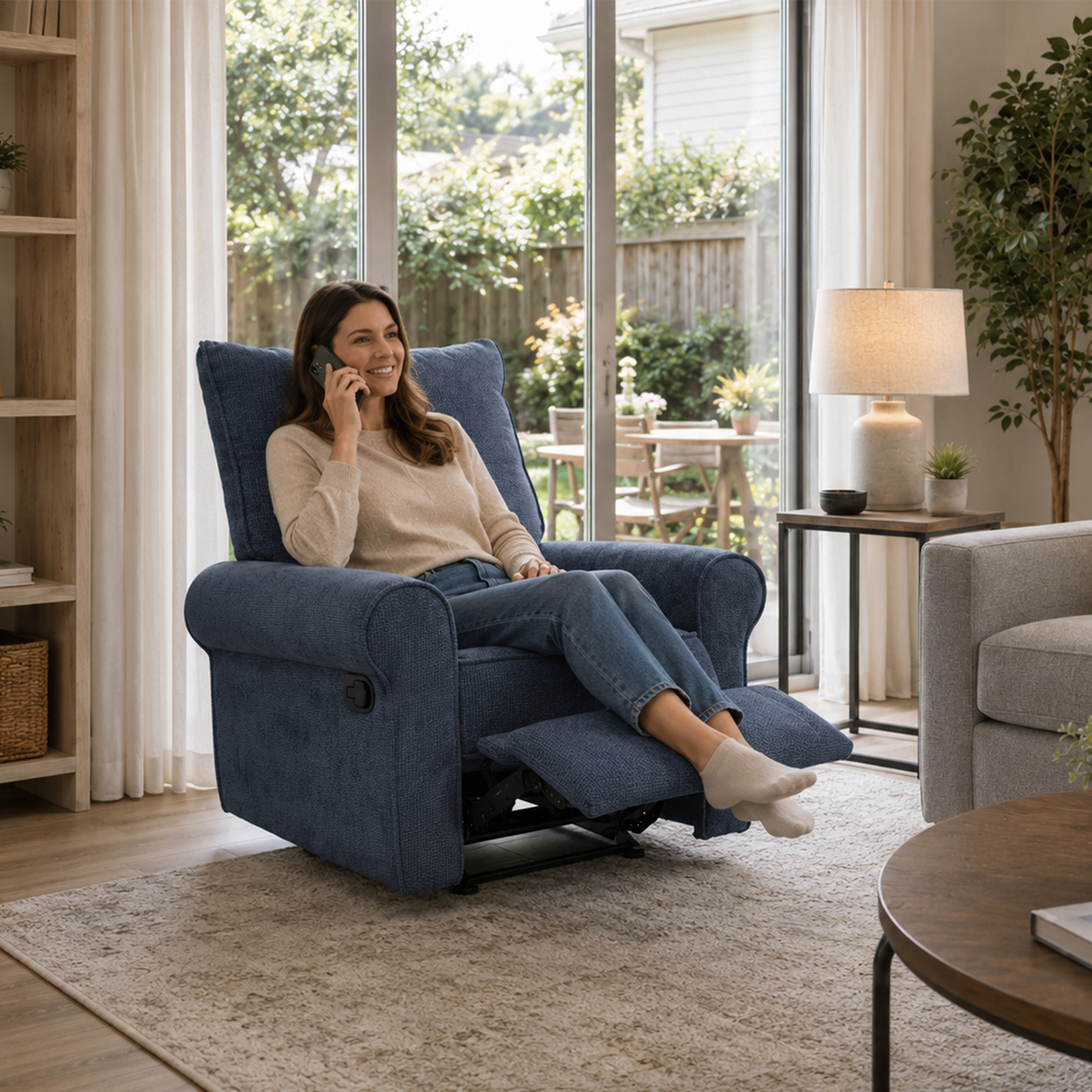 Reclinable Elithia Azul Violanti image number null