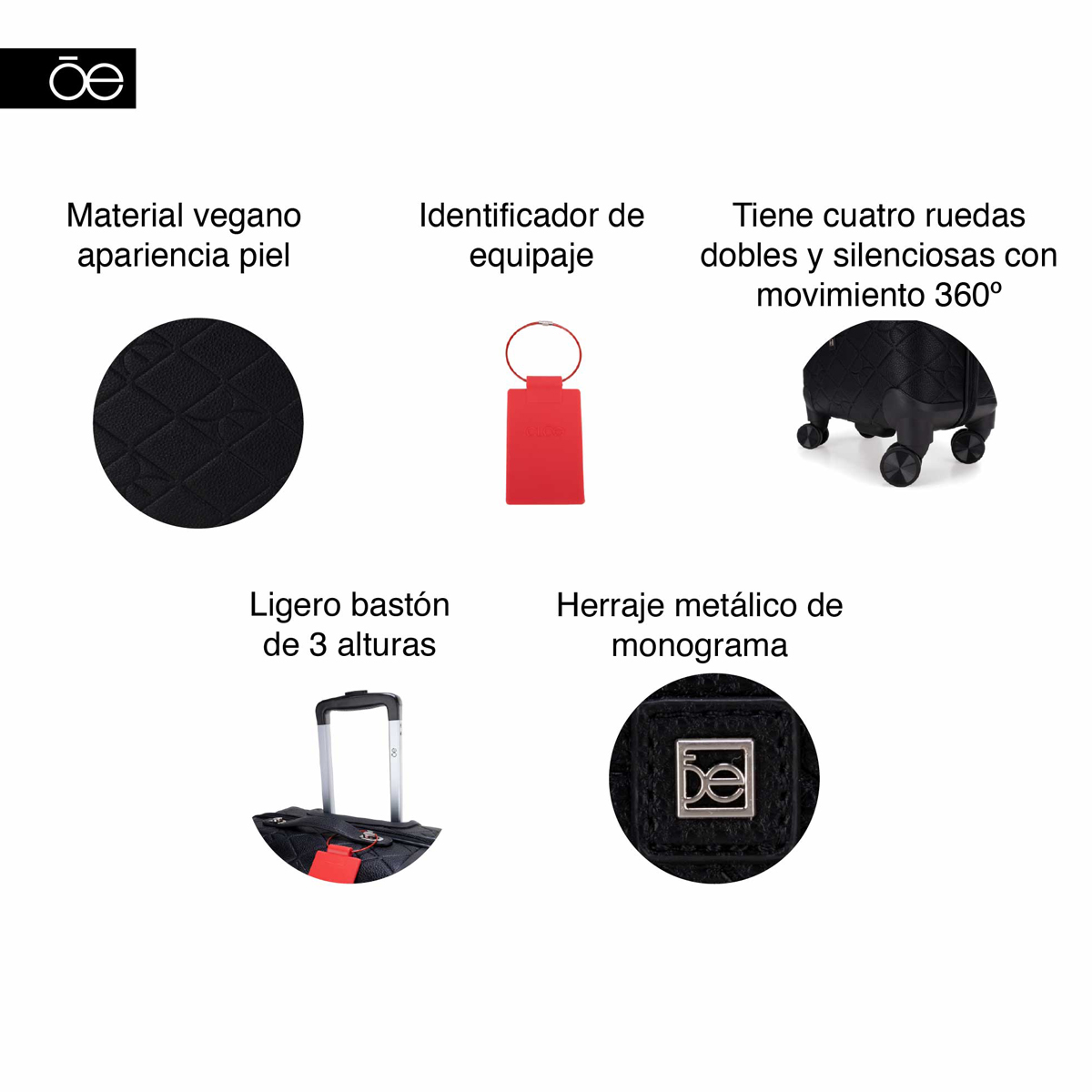 Set de Viaje Cloe Hs Ajaris Negro image number null