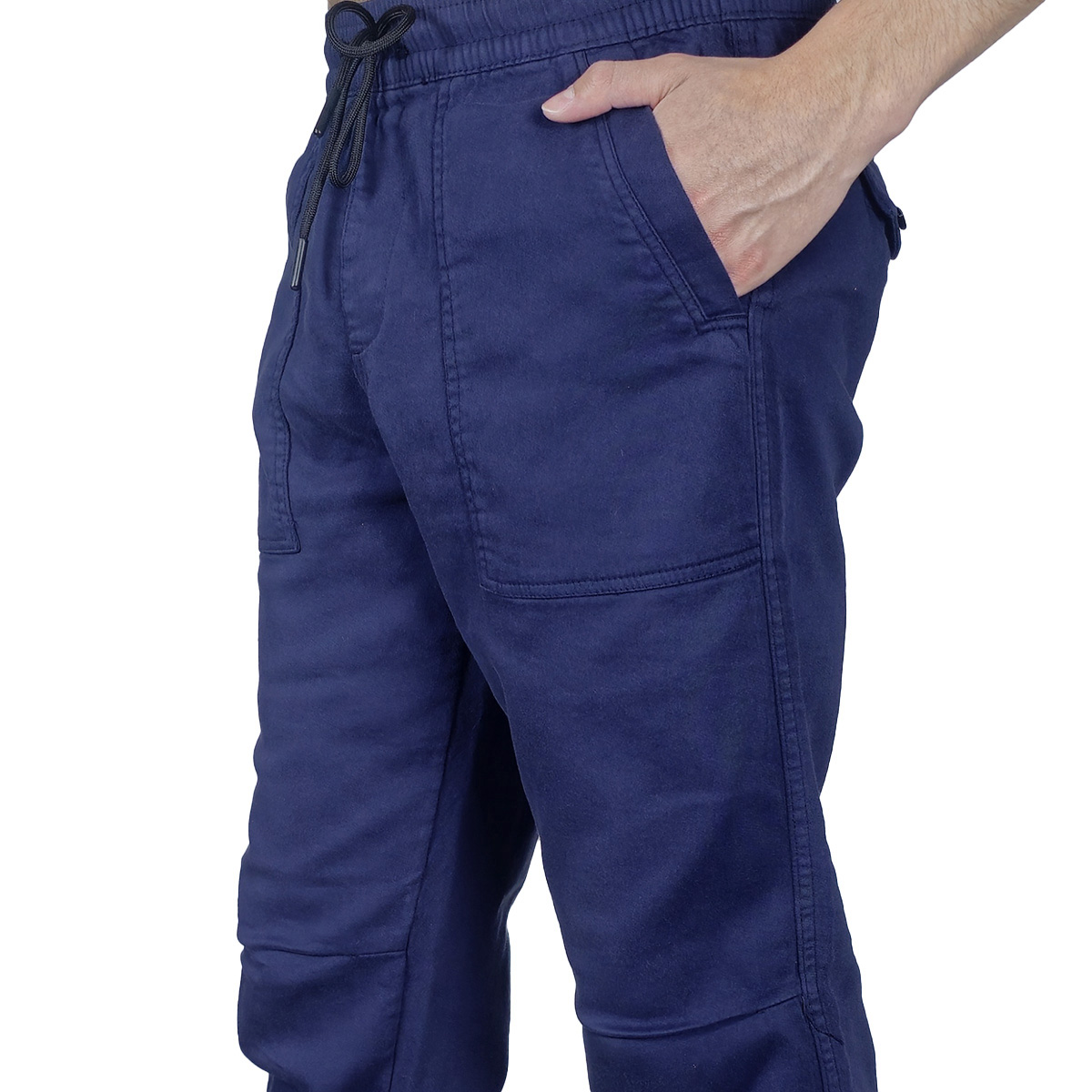 Pantal&oacute;n Jogger con Jareta U Sport Azul Oscuro para Hombre image number null