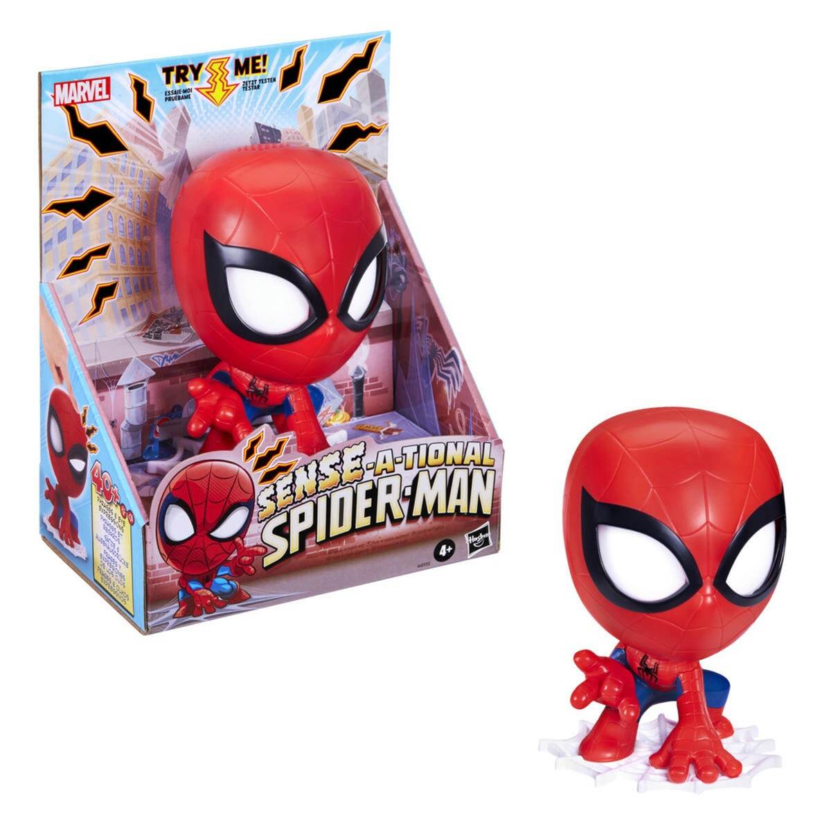 Marvel Figura Sense-A-Tional Spider-Man Hasbro image number null