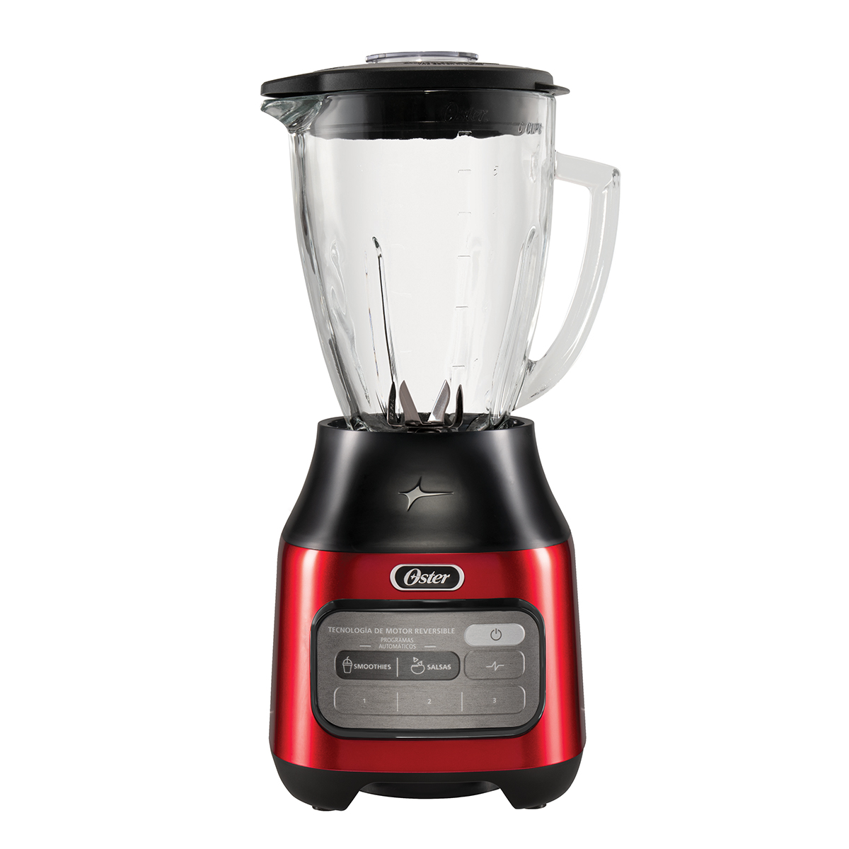 Licuadora Value Plus Reversa Roja 800w Oster image number null