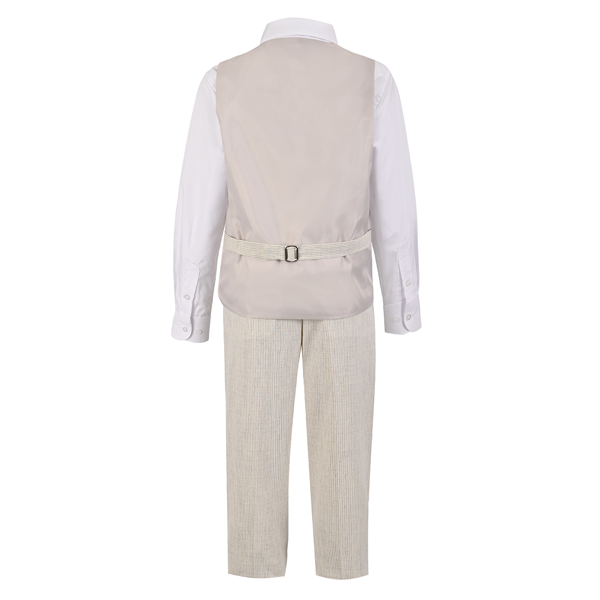 Coordinado 3 Piezas Oscar Collection Rayas Kaki con Mo&ntilde;o para Ni&ntilde;o image number null