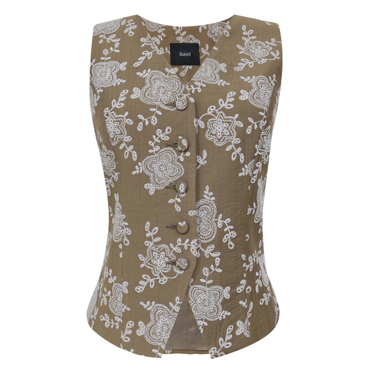 Chaleco sastre de estampado floral para Mujer BASEL image number null