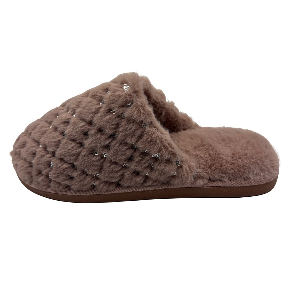 Pantufla Destalonada Rombos Comfort Fit By As Rosa para Mujer image number null