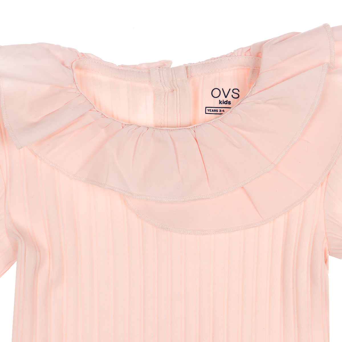Blusa Manga Larga Acanalada Volantes OVS para Toddler Ni&ntilde;a image number null