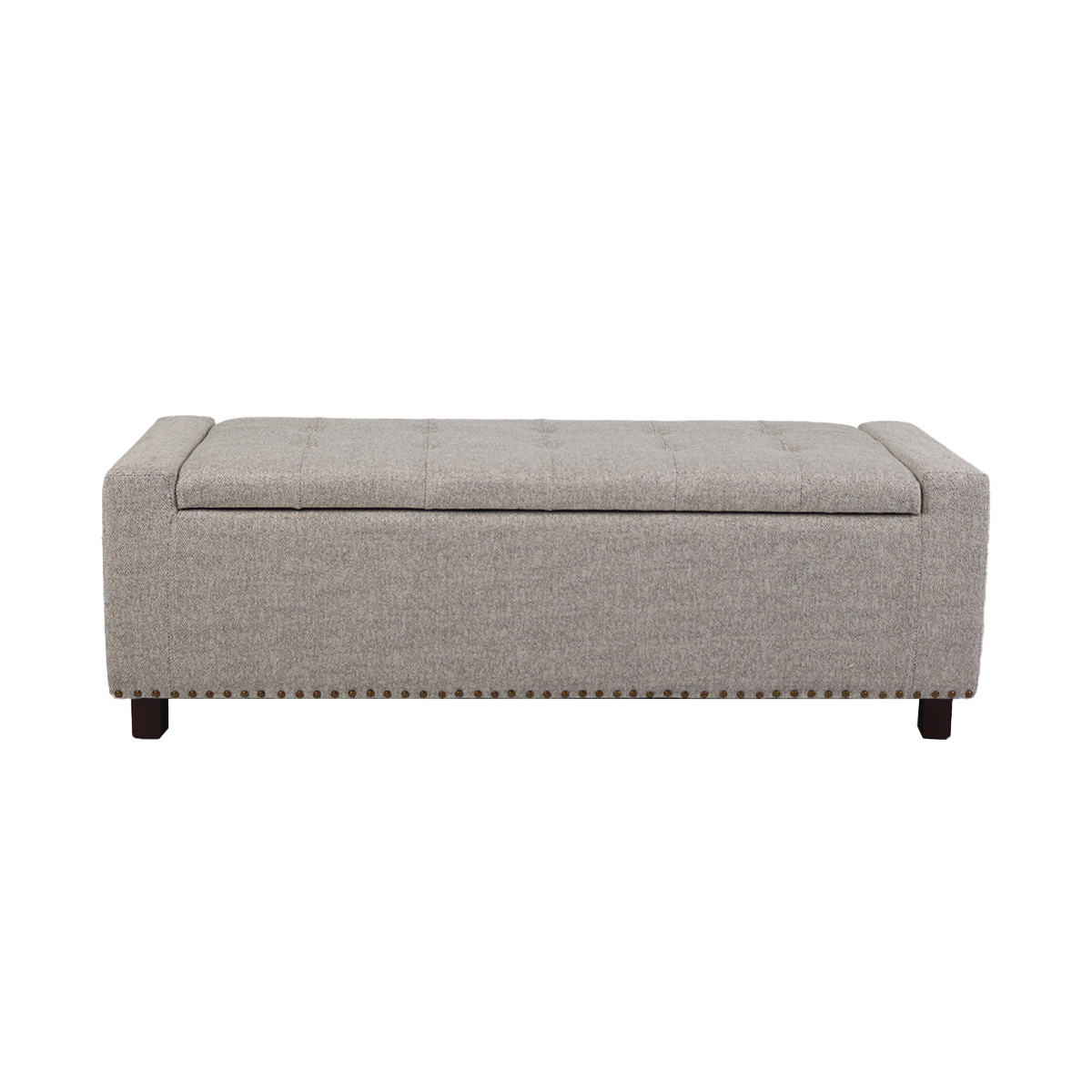 Banca Almacenaje Tufted Gray Vintage Home image number null