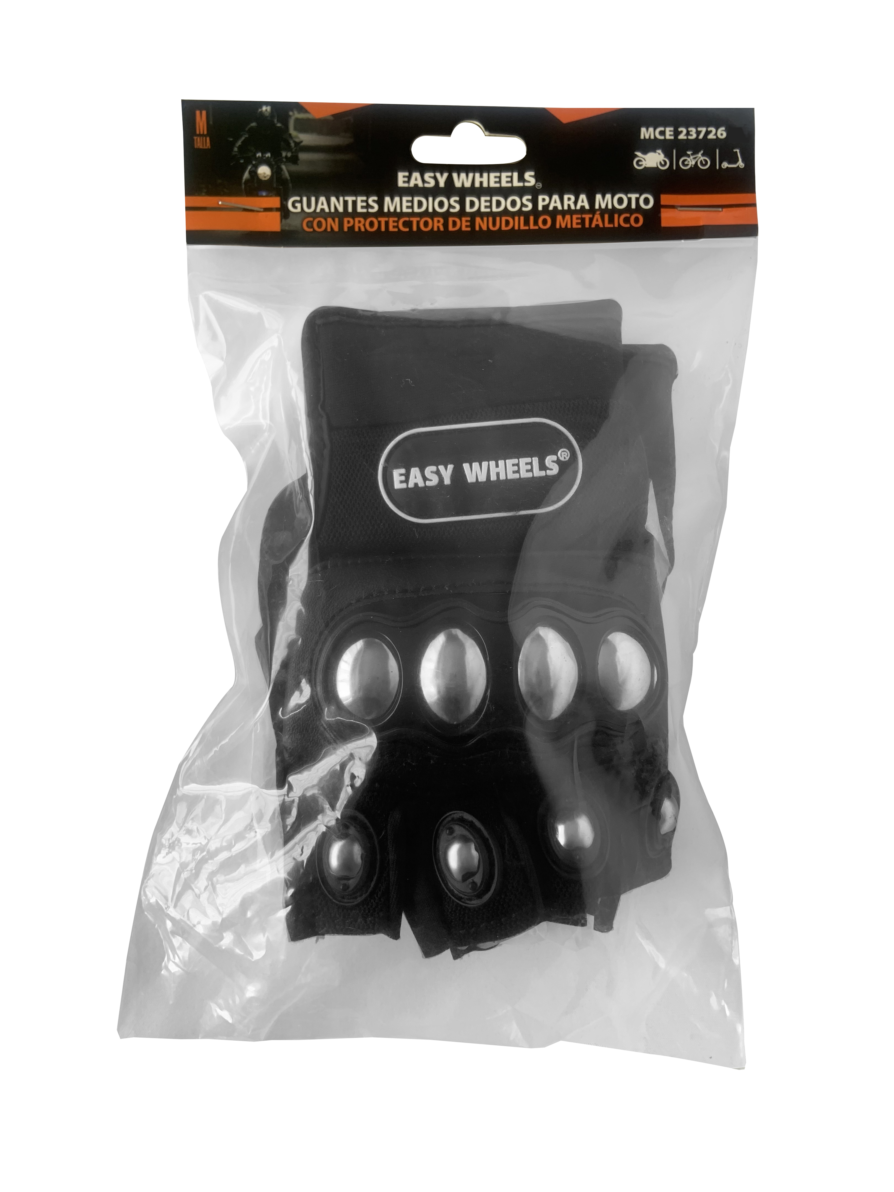 Guantes Medios Dedos para Moto image number null