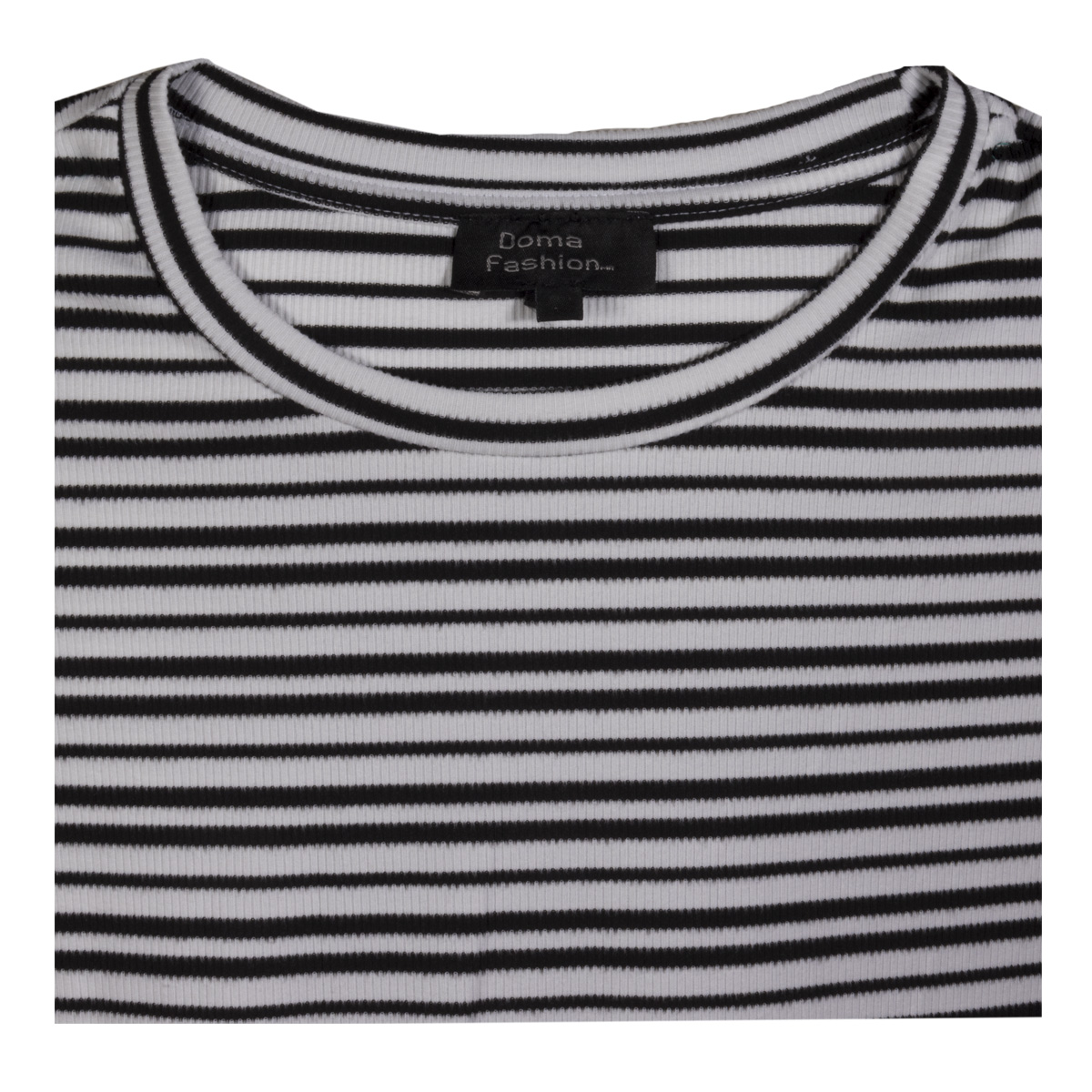 Blusa Cuello Redondo Manga Corta  Doma Fashion Para Mujer image number null