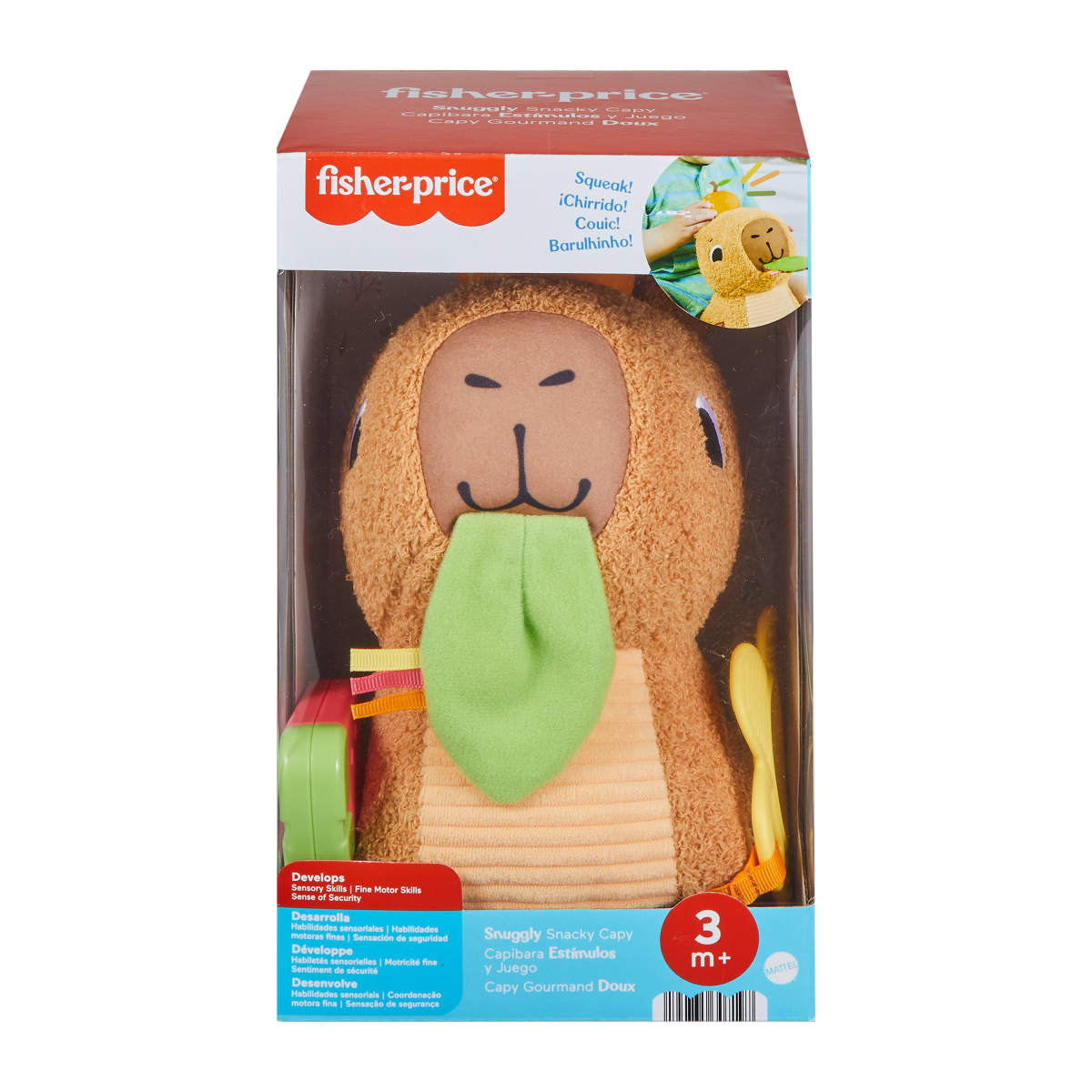 Juguete FISHER-PRICE Baby Capibara Est&iacute;mulos y Juego image number null