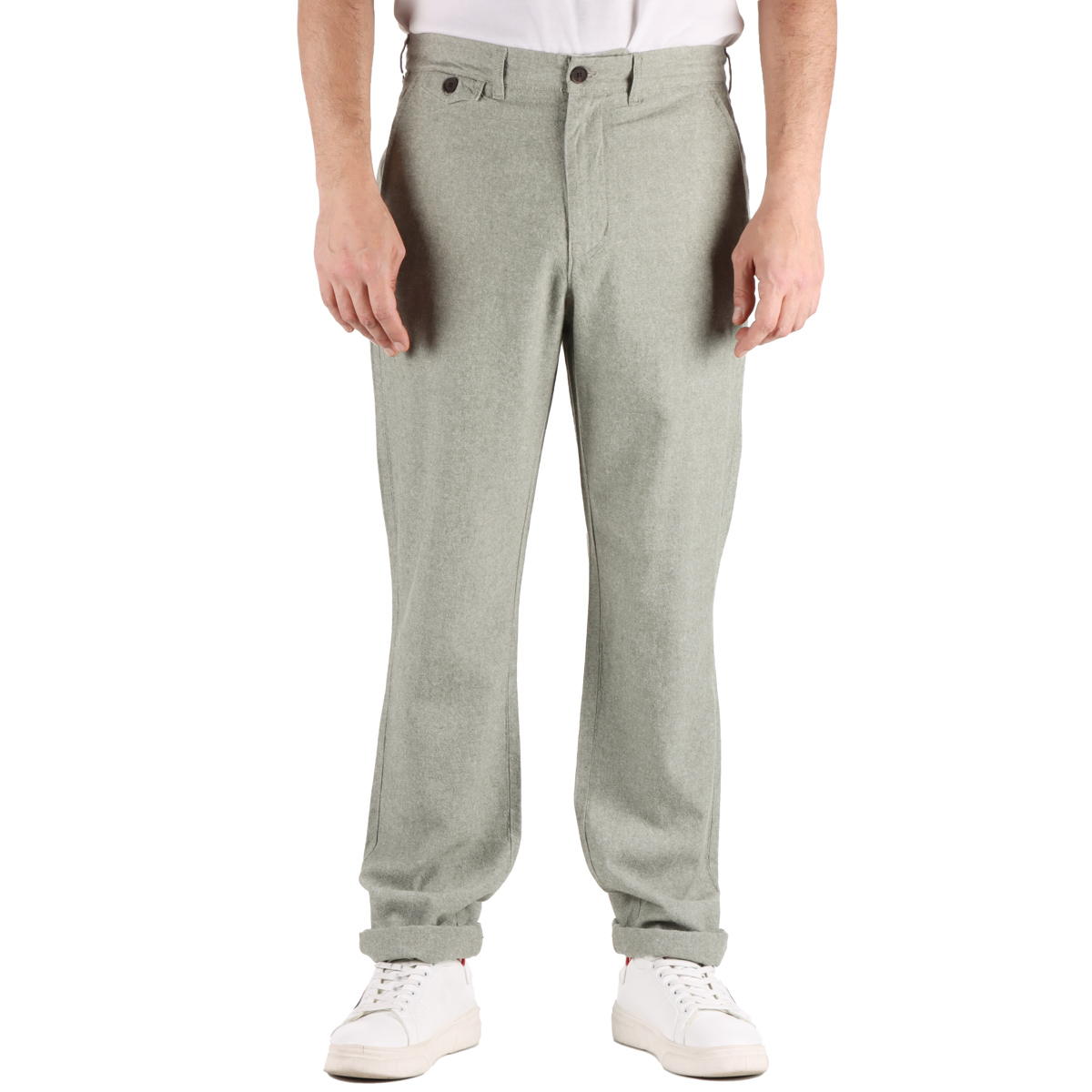 Pantal&oacute;n Lino Algod&oacute;n Regular Fit Casual J.opus Hombre image number null