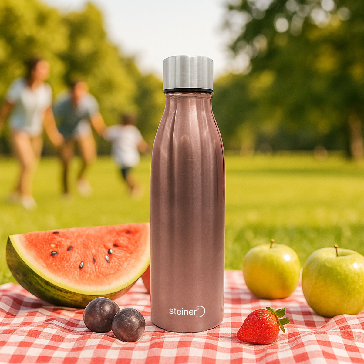 Termo Acero Inoxidable 500 Ml Oro Rosado Steiner image number null