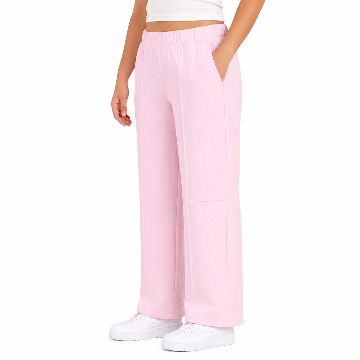Pants Liso Tejido French Terry Jeanious para Mujer Curvy image number null