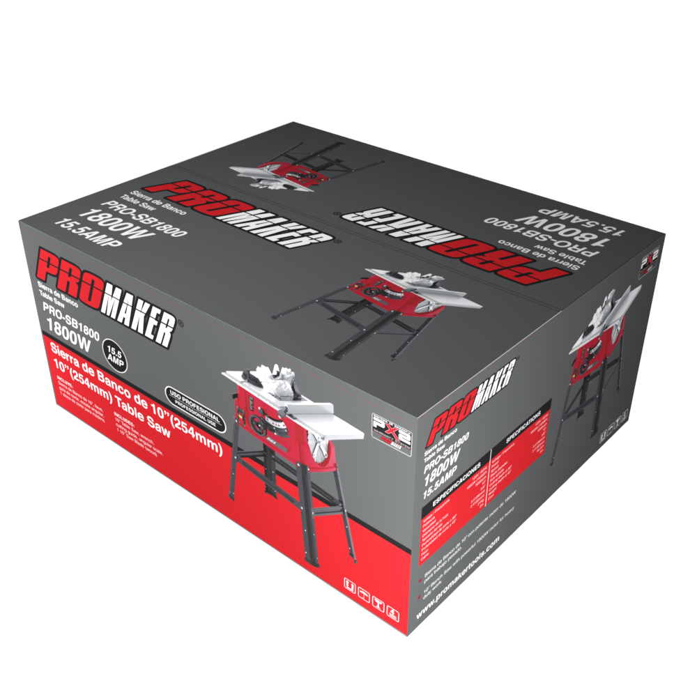 Sierra de Banco 10'' 1800 W 5000 RPM Profesional Promaker image number null