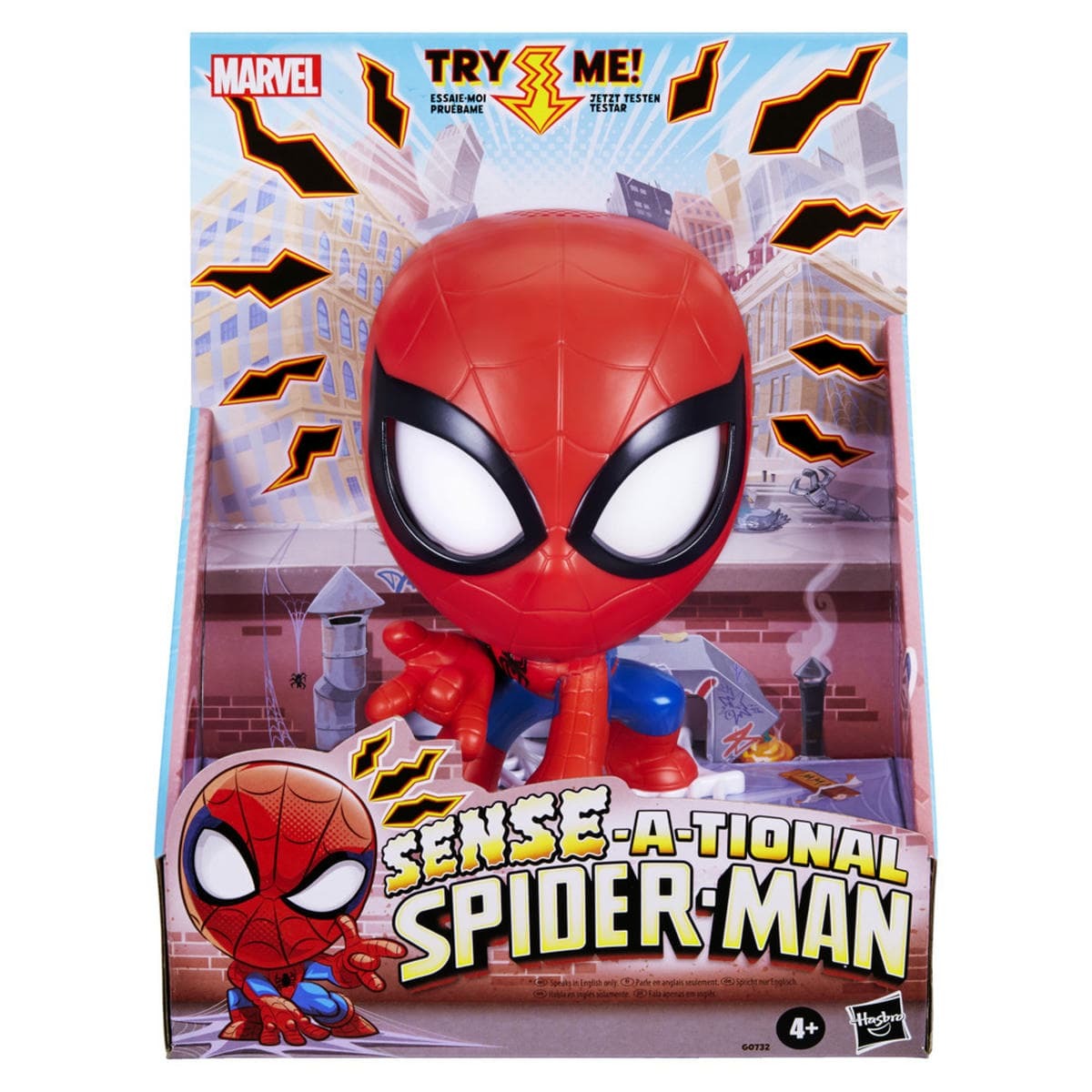 Marvel Figura Sense-A-Tional Spider-Man Hasbro image number null