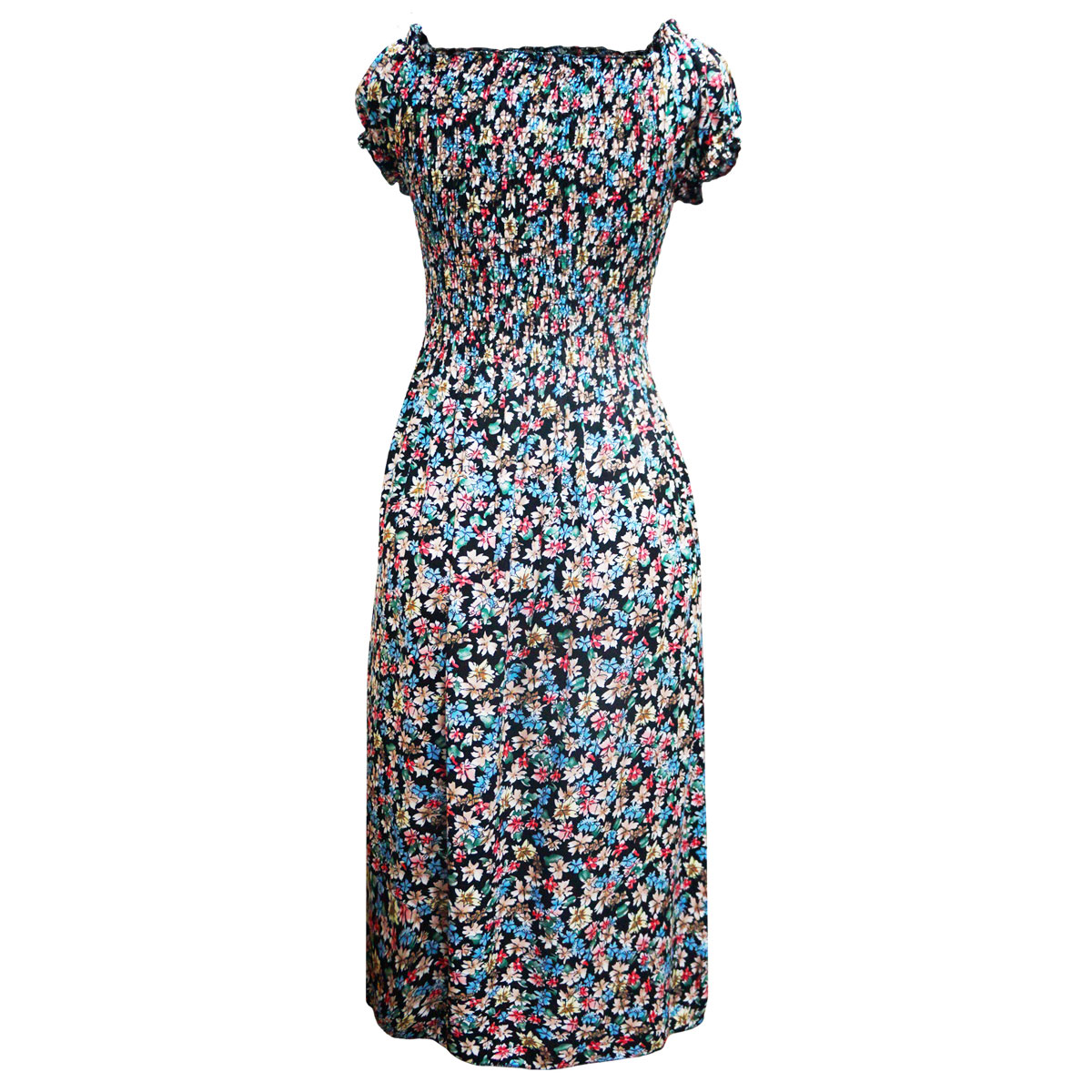 Vestido Corto Maternidad Estampado Banana Lim&oacute;n image number null