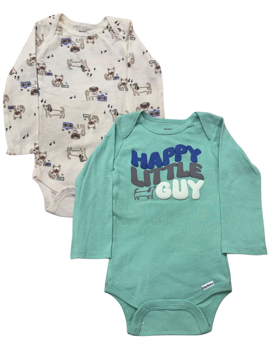 2 Pack Pa&ntilde;aleros con Dise&ntilde;o Perritos Gerber para Beb&eacute; Ni&ntilde;o image number null