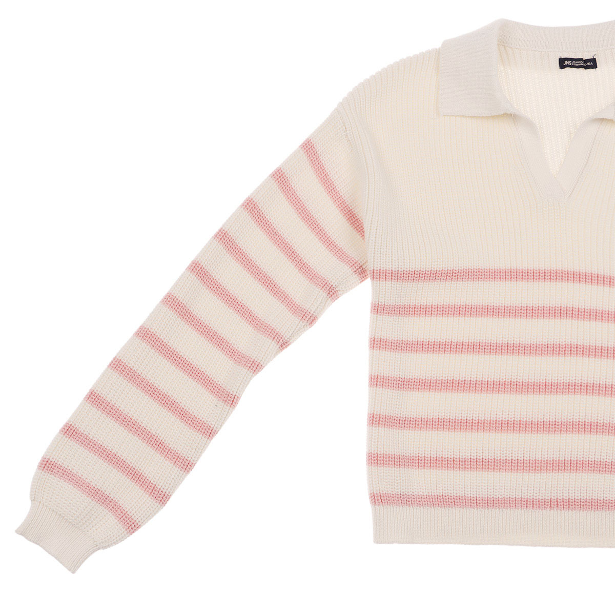 Su&eacute;ter de Punto a Rayas Cuello Camisero Jeanious para Ni&ntilde;o image number null