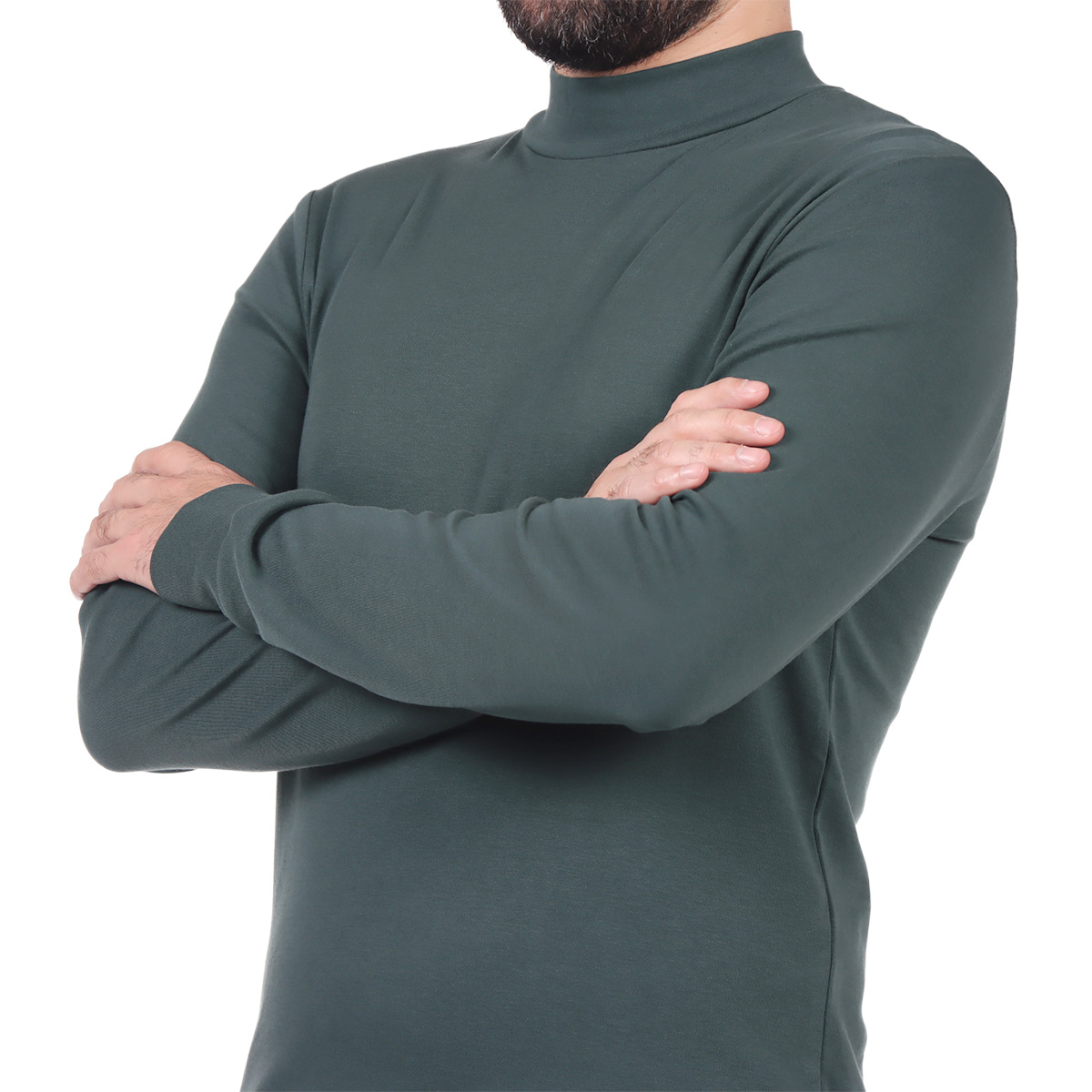 Su&eacute;ter Cuello Mock 100% Algod&oacute;n OVS para Hombre image number null