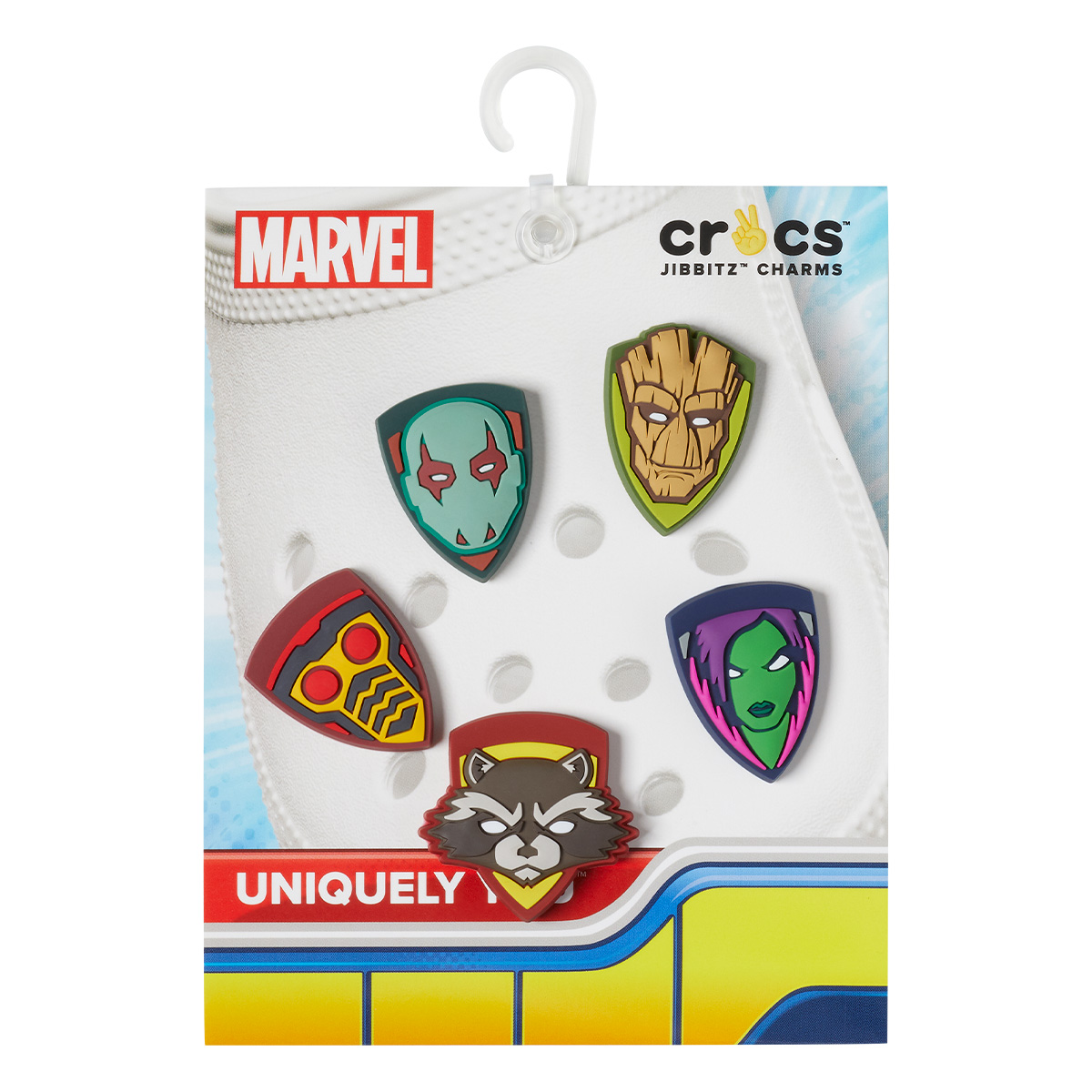 Kit Jibbitz Guardianes de la Galaxia (5 Pack) para Ni&ntilde;o CROCS image number null