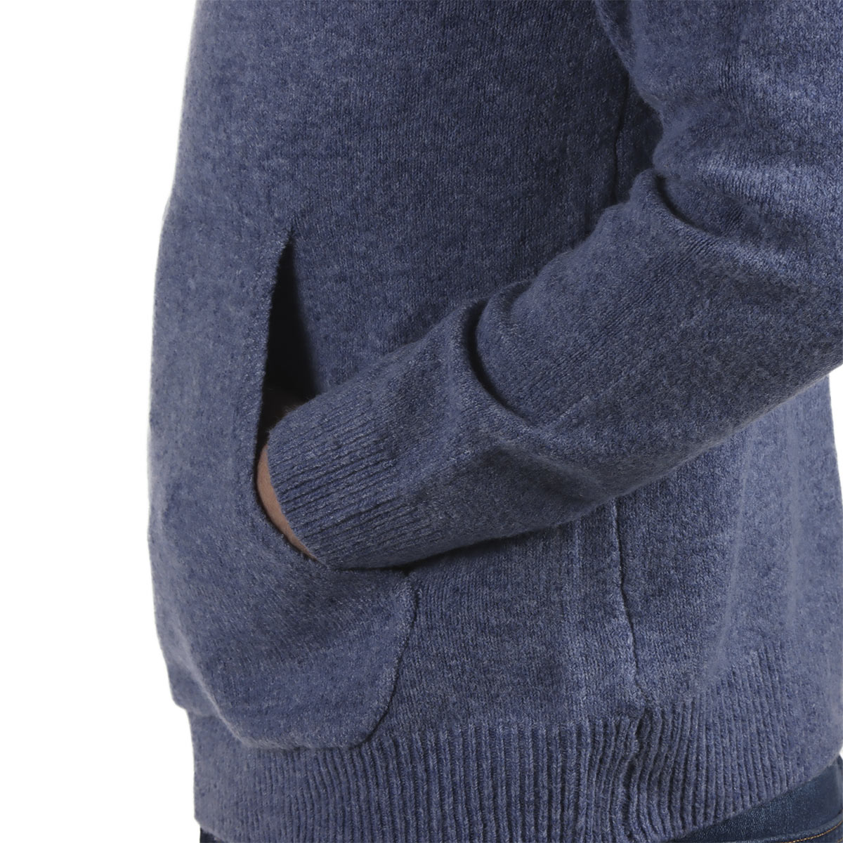 Su&eacute;ter con Capucha Bolsillo Canguro Jeanious para Hombre image number null