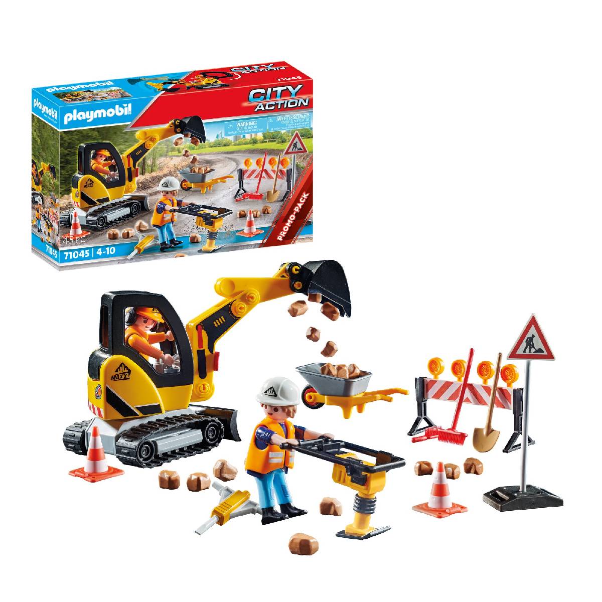Set de Construcci&oacute;n de Carreteras Playmobil image number null