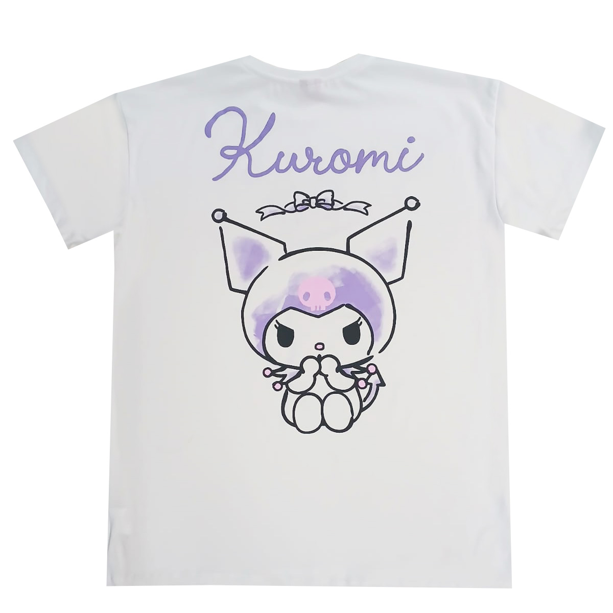 Playera Estampada Kuromi Hello Kitty Para Mujer Junior image number null
