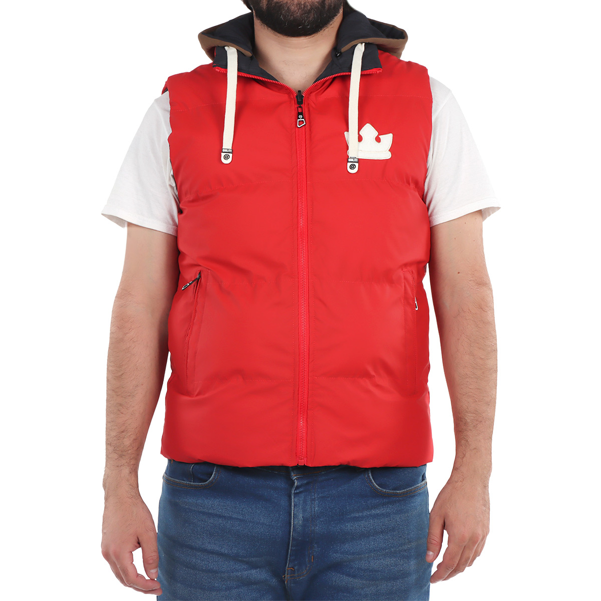 Chaleco Capitonado Cierre y Capucha Roosevelt para Hombre image number null