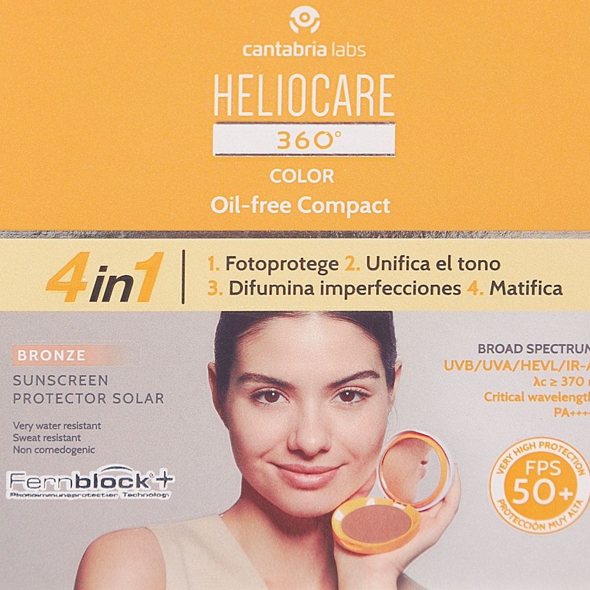 Heliocare 360&deg; Color Compact Oil Free Bronze image number null