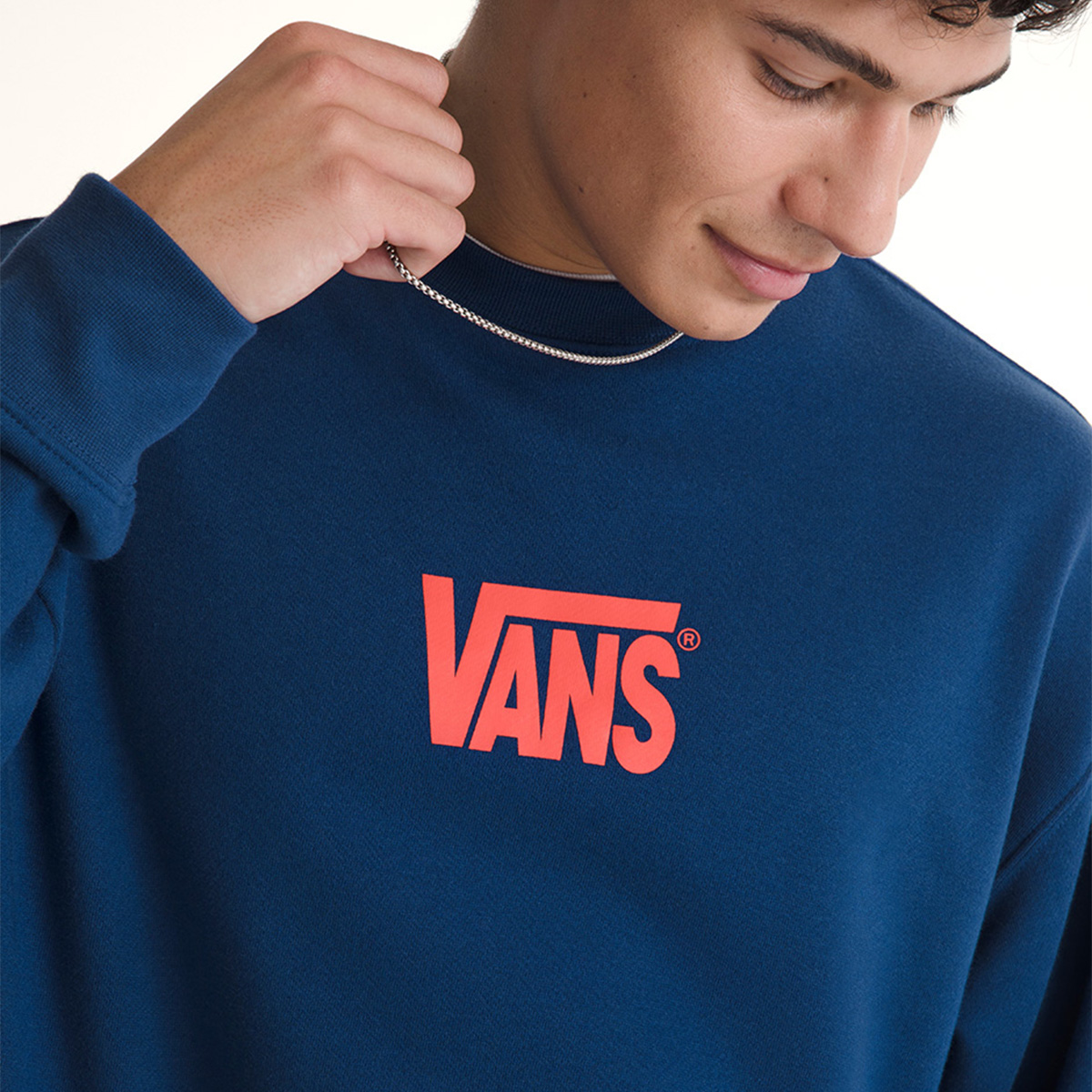 Sudadera con Dise&ntilde;o Vans Cuello Redondo para Hombre image number null