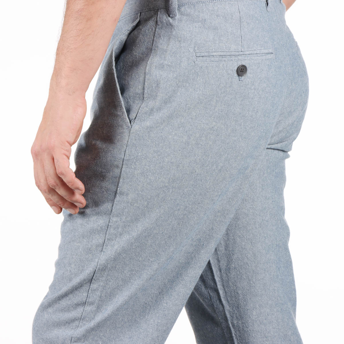 Pantal&oacute;n Lino Algod&oacute;n Regular Fit Casual J.opus Hombre image number null