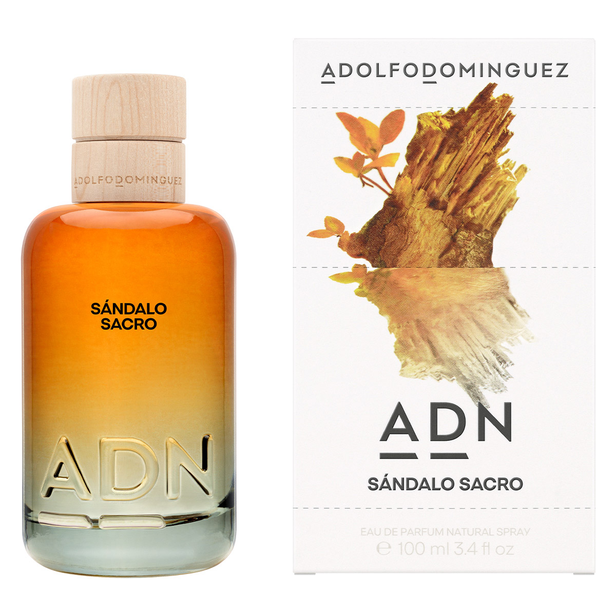 Fragancia Adolfo Dominguez ADN S&aacute;ndalo Sacro Eau de Parfum 100 ml Unisex image number null