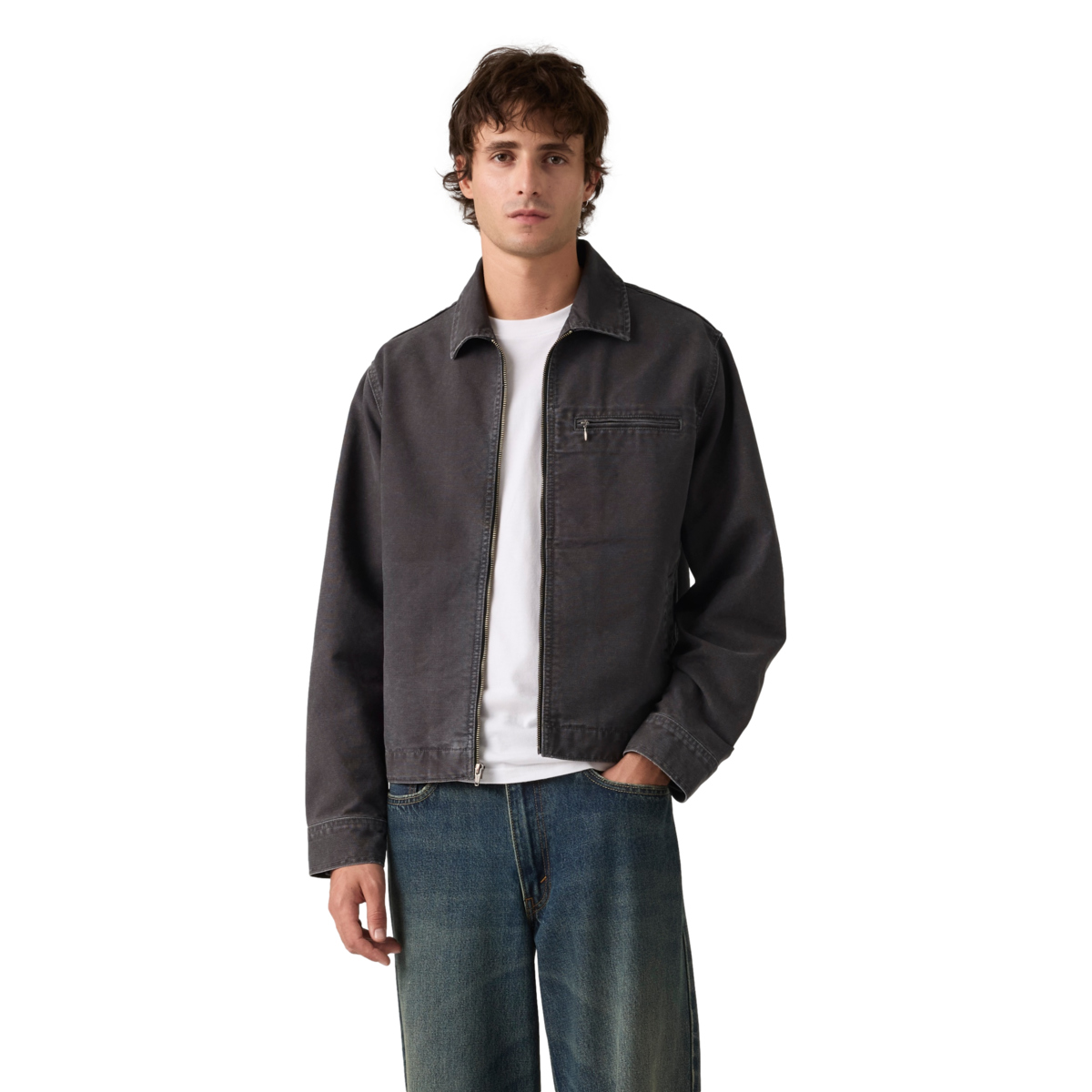 Levi&rsquo;s&reg; Chamarra Crop Cristobal Garage Relaxed Fit para Hombre image number null