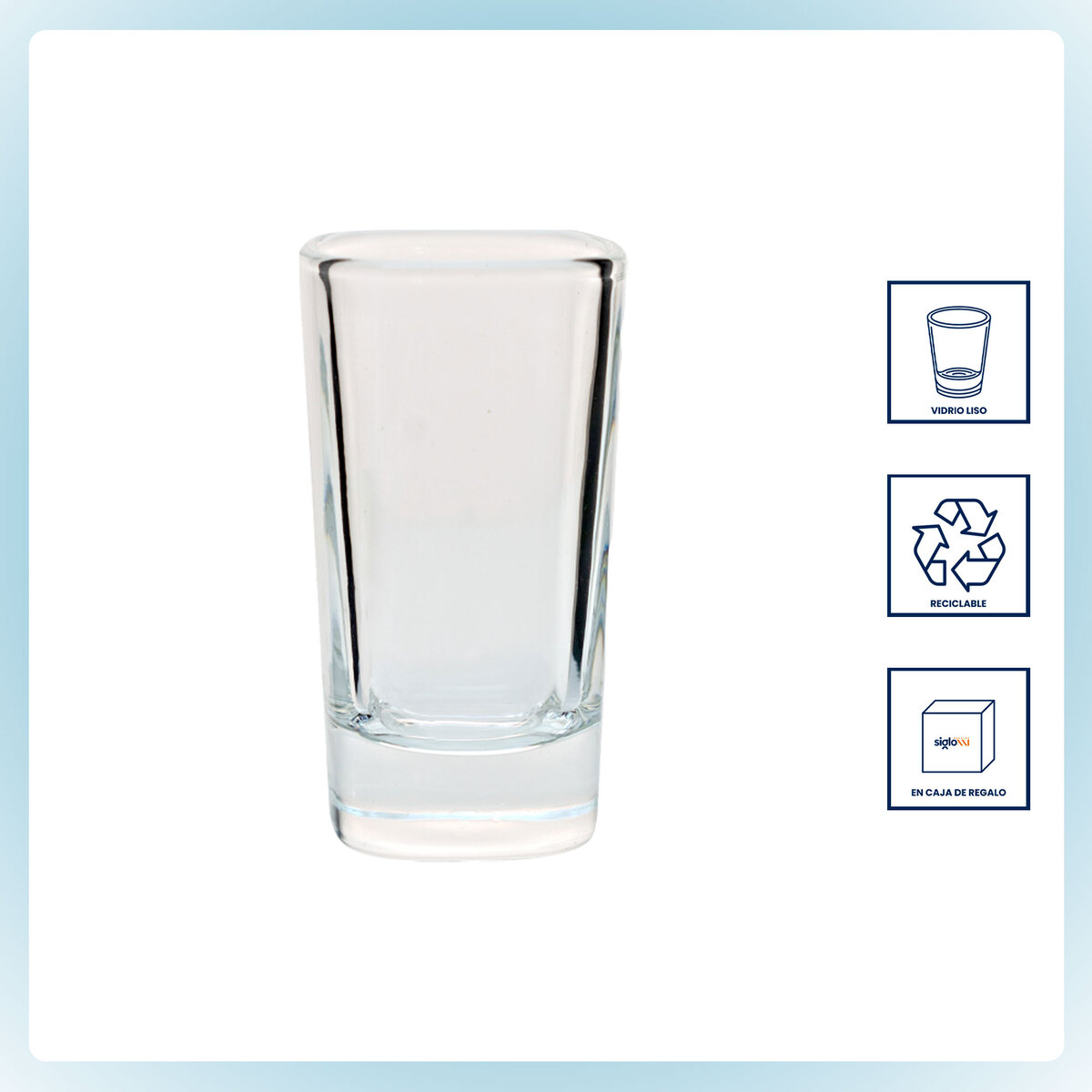 Juego De 6 Vasos Liso Tequileros TOP CHOICE image number null