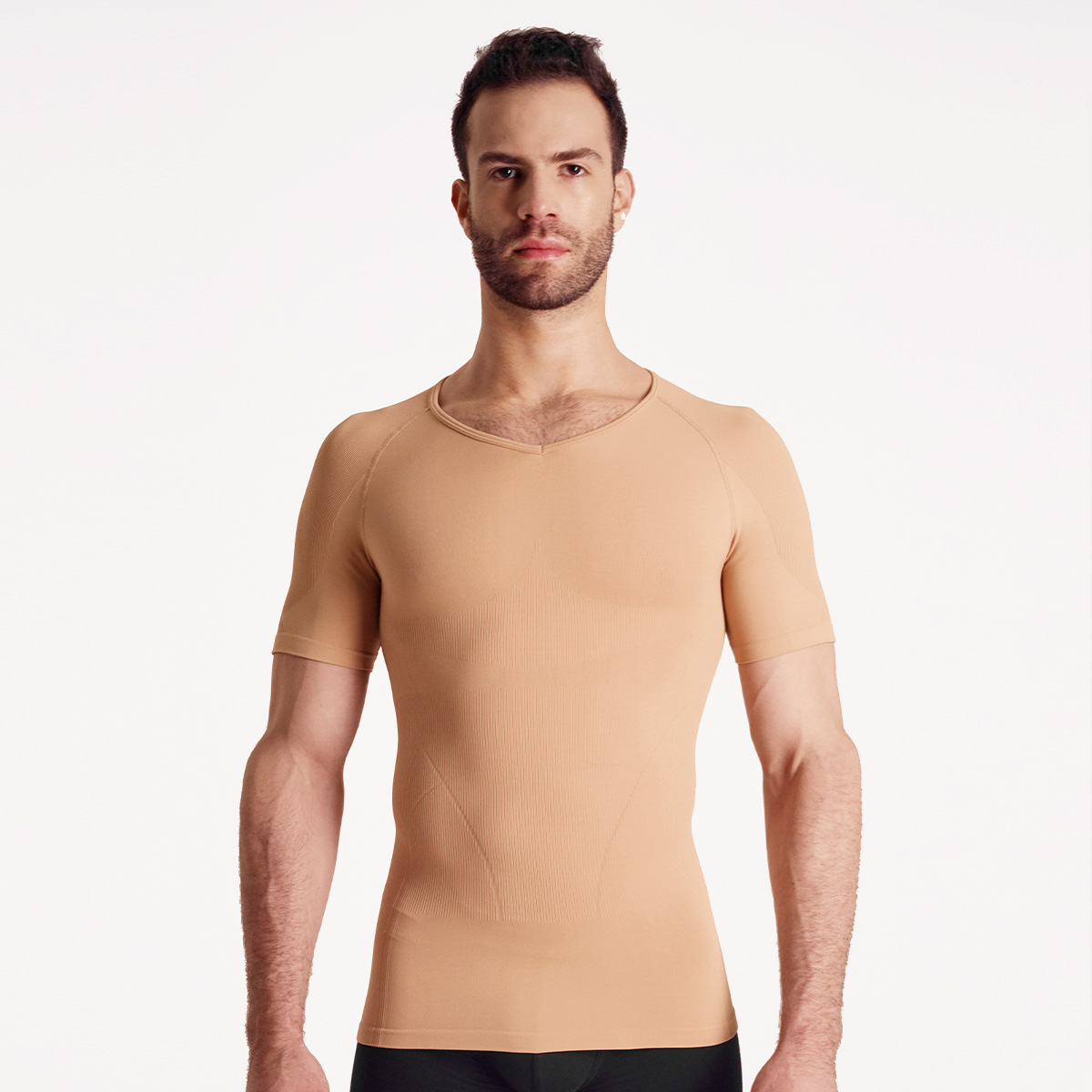 Playera Compresi&oacute;n Basic Rounderbum para Hombre image number null