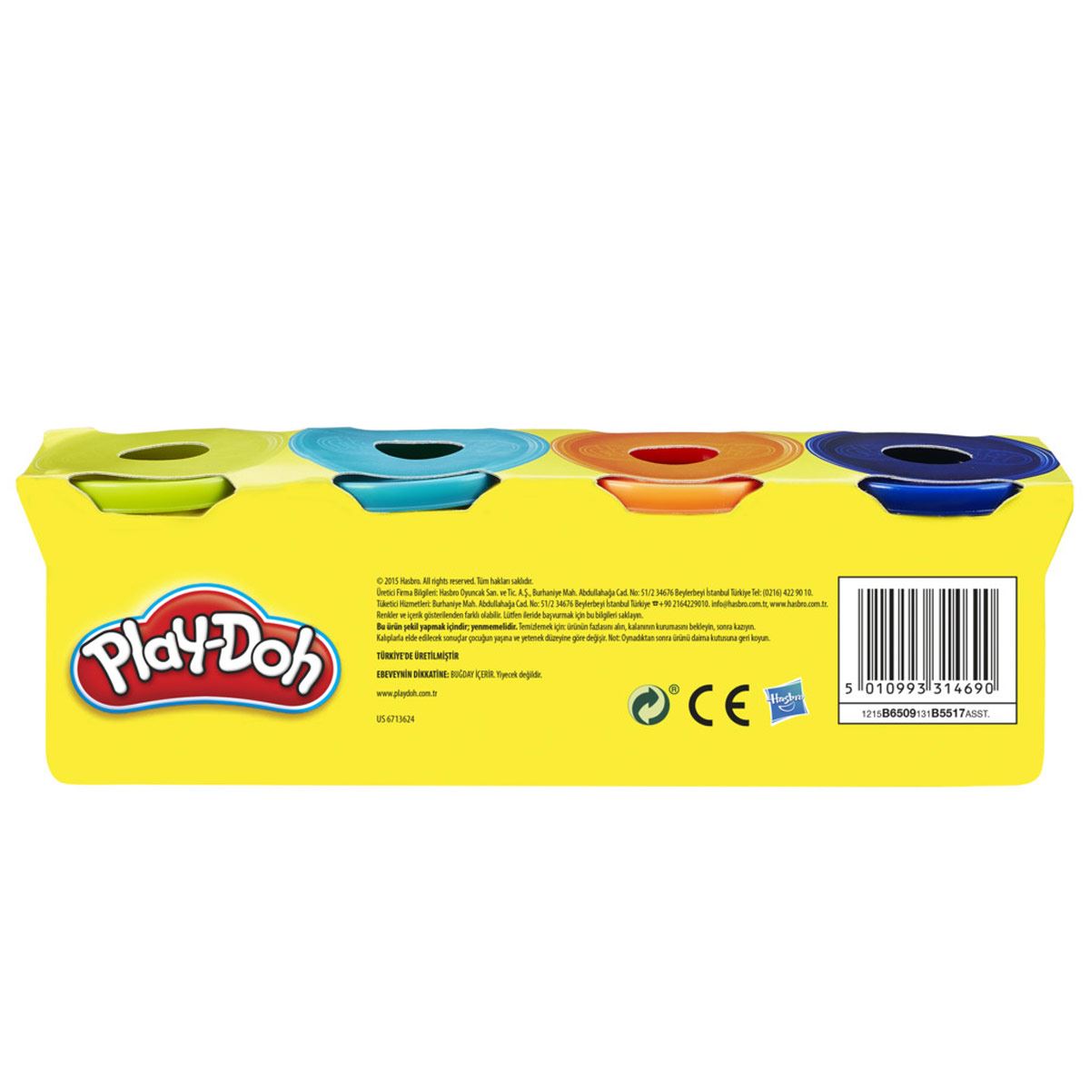 Play-Doh - Masa para moldear - Set de 4 latas de 112 gramos (colores variados) image number null