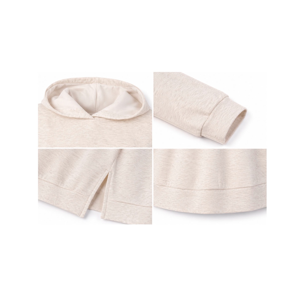 Sudadera De Maternidad Lisa Con Capucha Doma Para Mujer image number null