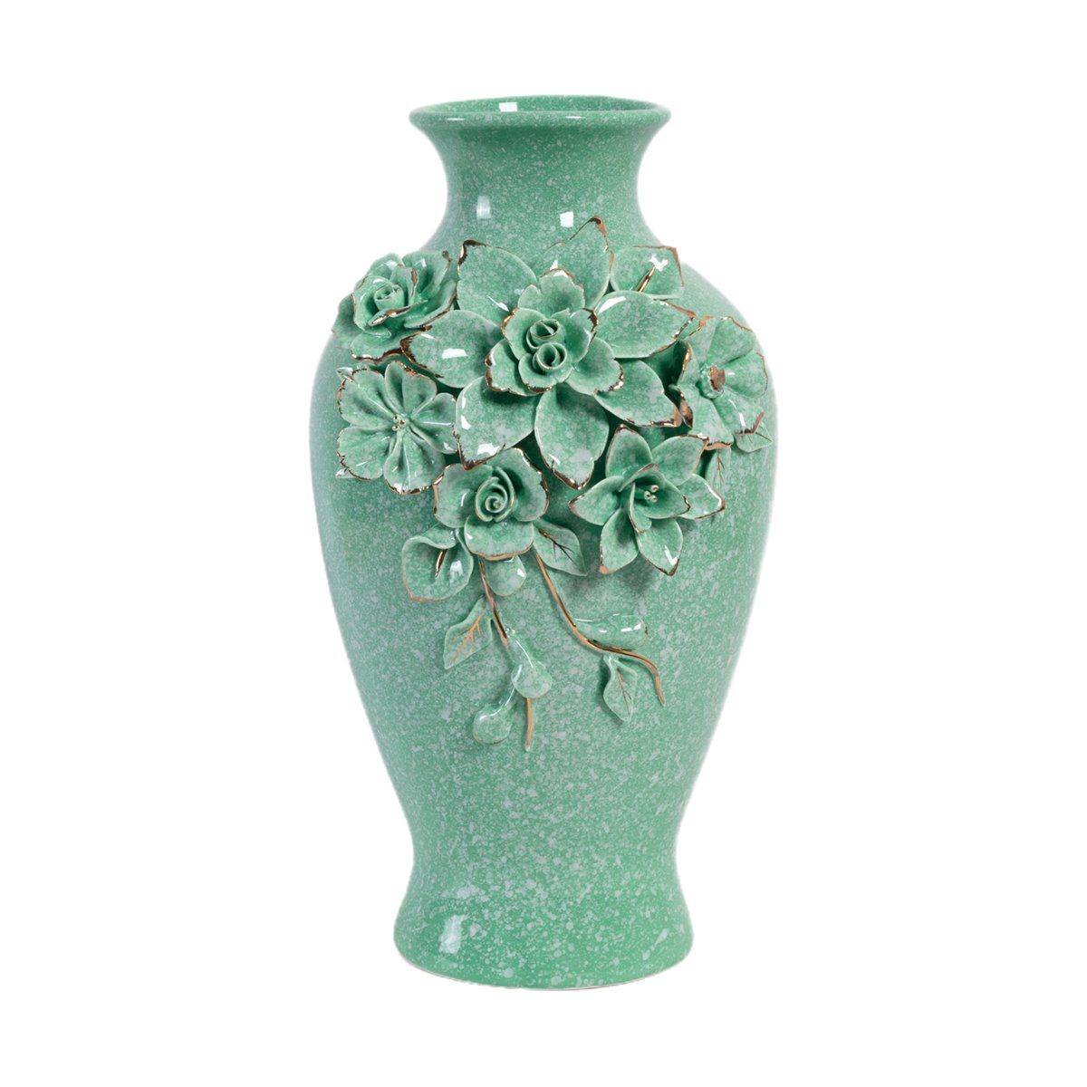 Vasija Vintage Home Texture Flower Aqua image number null