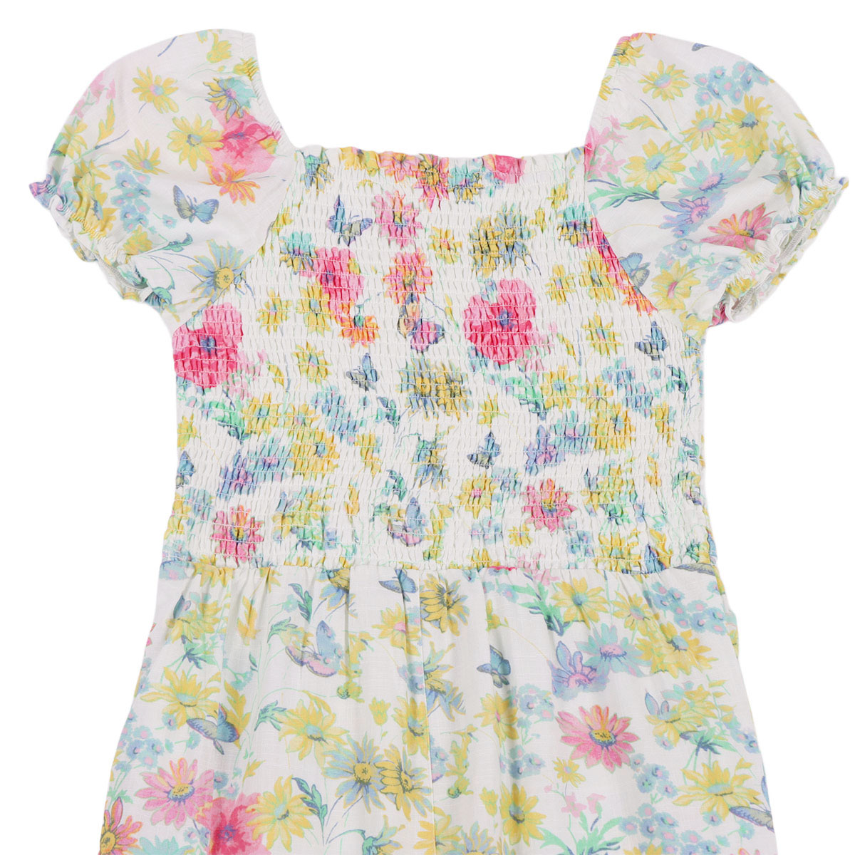 Jumpsuit Floral Estampado Lino Algod&oacute;n JEANIOUS para Ni&ntilde;a image number null
