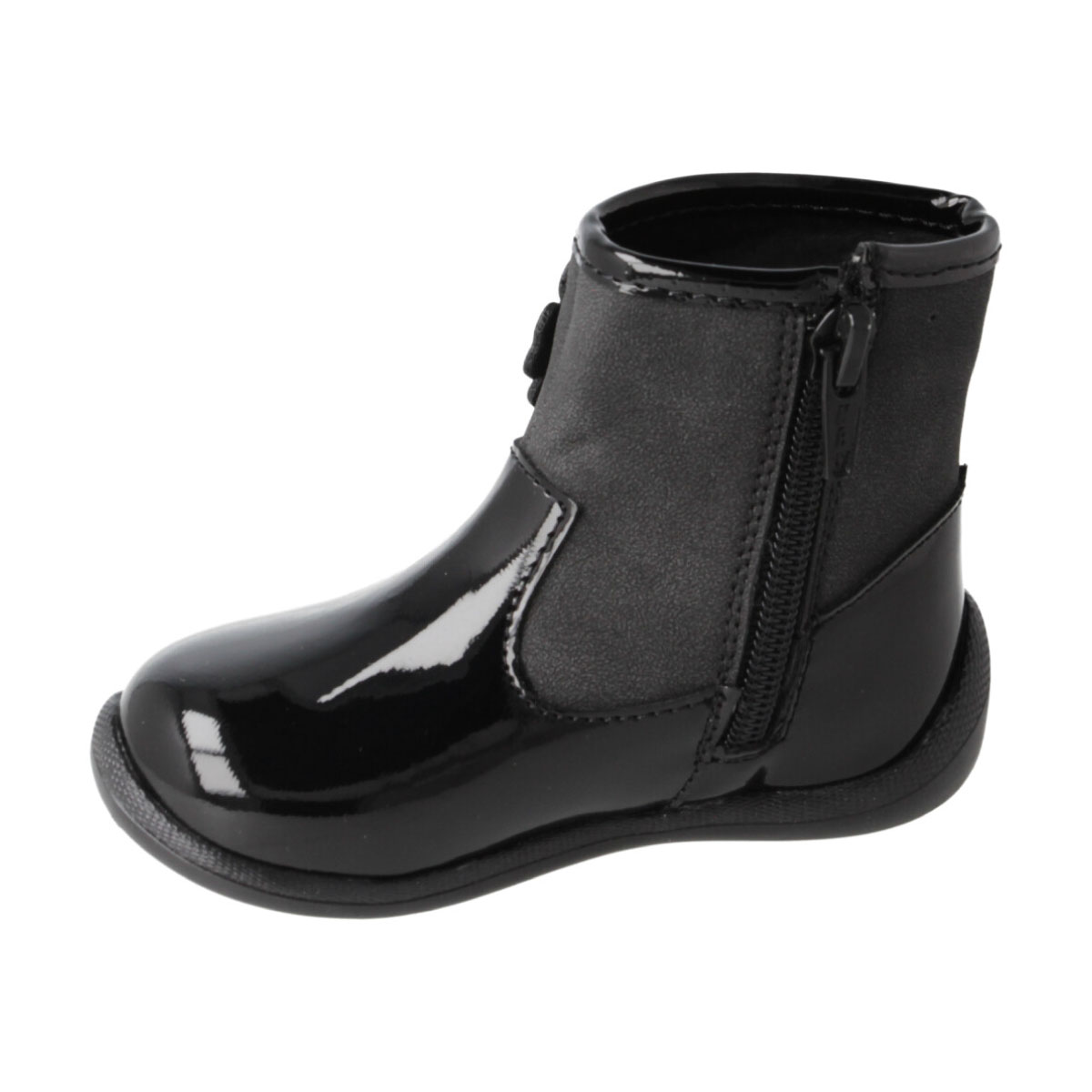 Botin con Cierre Lateral 13-15 Negro Karsten image number null