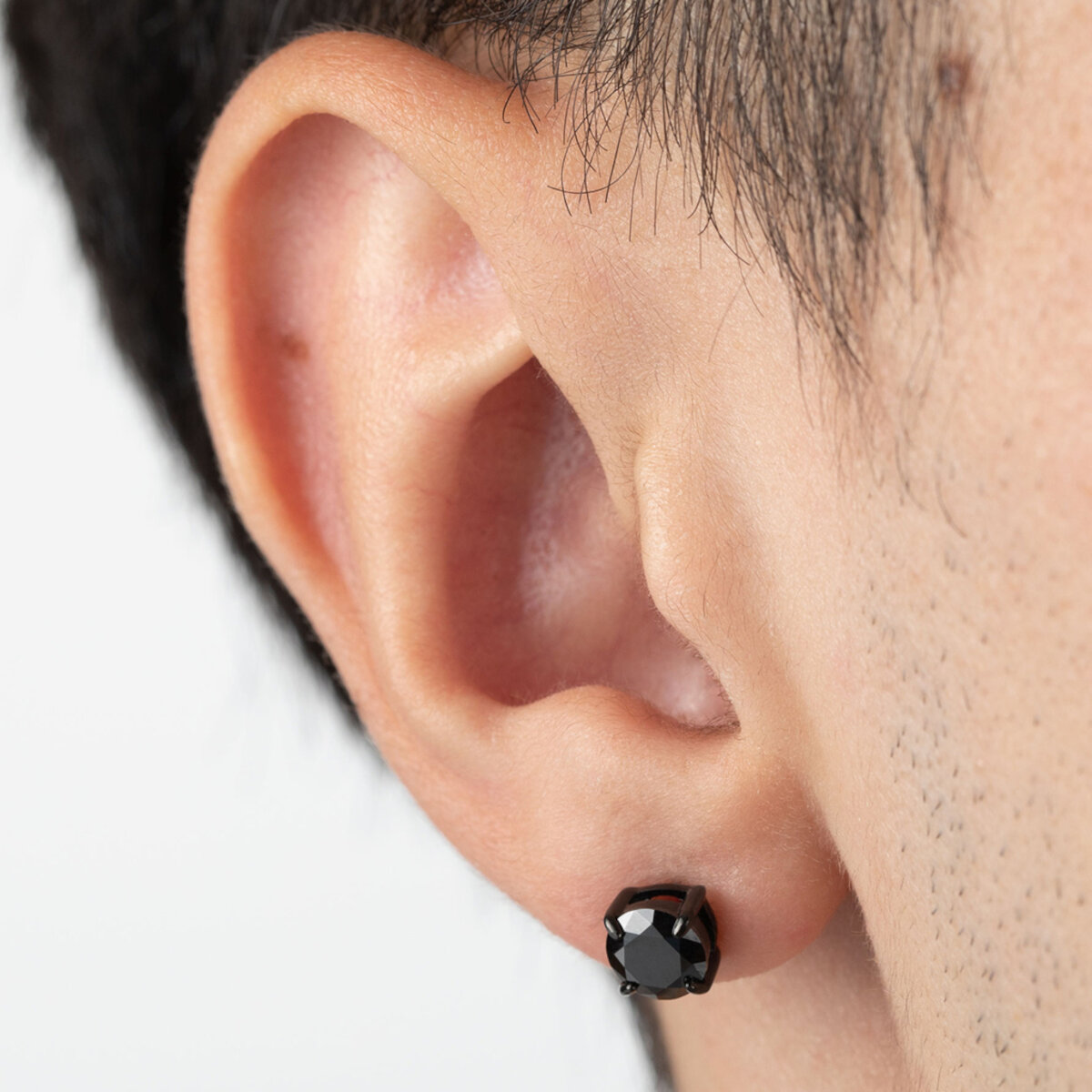 Pendientes Forma Circular Men&rsquo;s Earrings Lotus Style para Hombre image number null