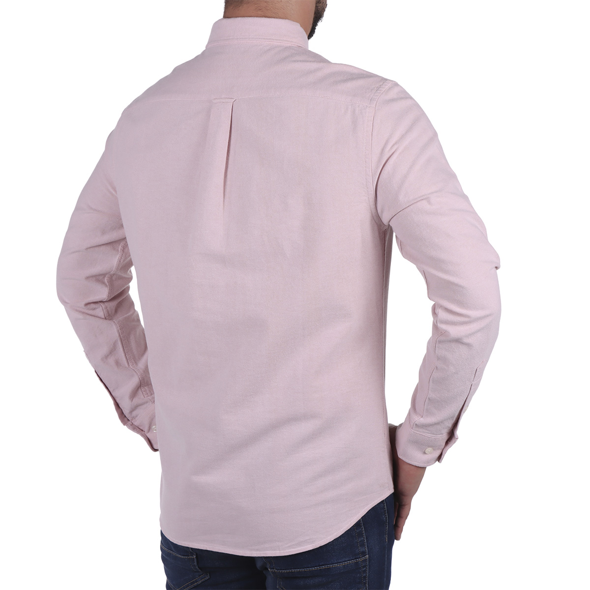 Camisa Oxford Manga Larga Dise&ntilde;o Liso Jeanius para Hombre image number null