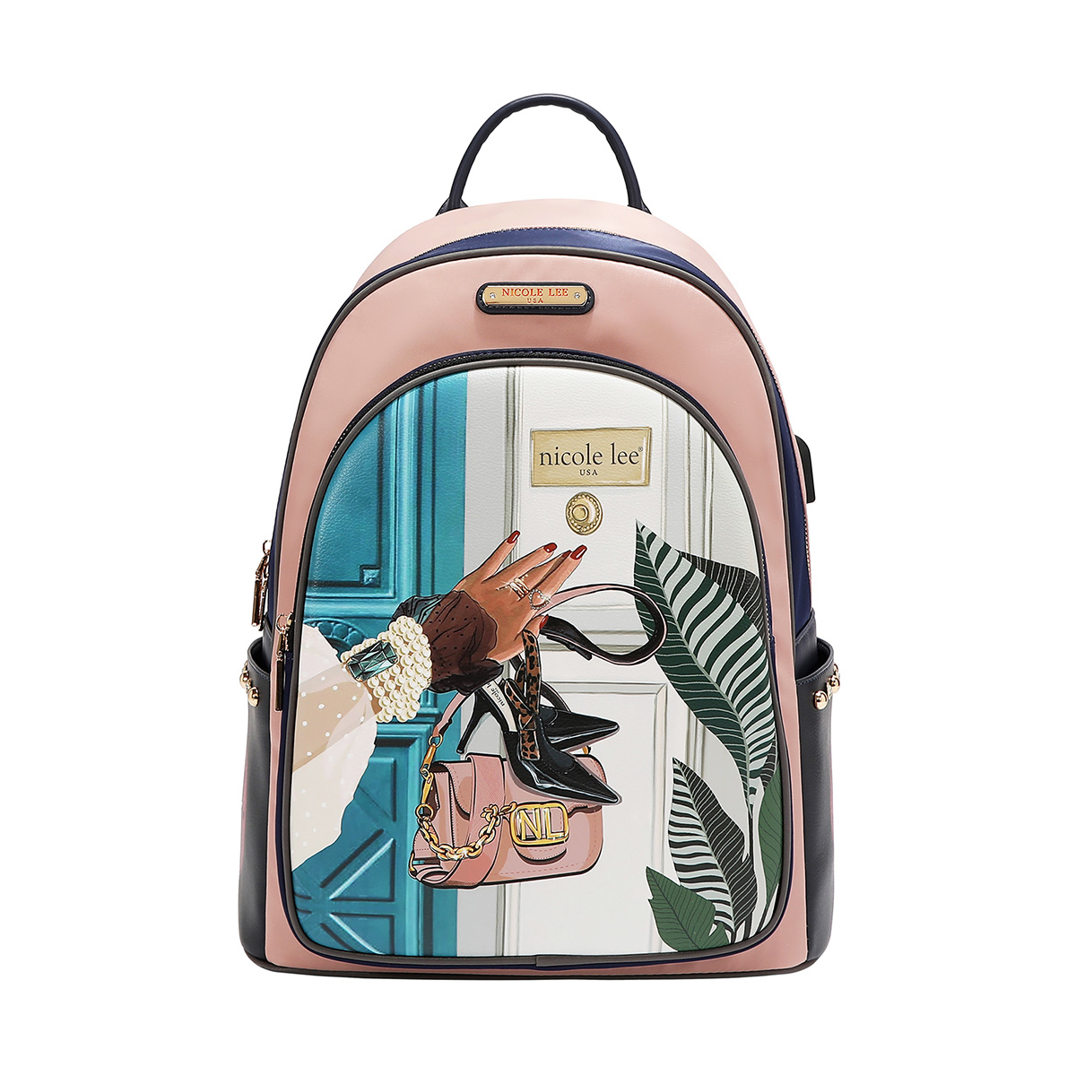 Mochila Multicolor Emotion Nicole Lee Bp16698-Emt image number null