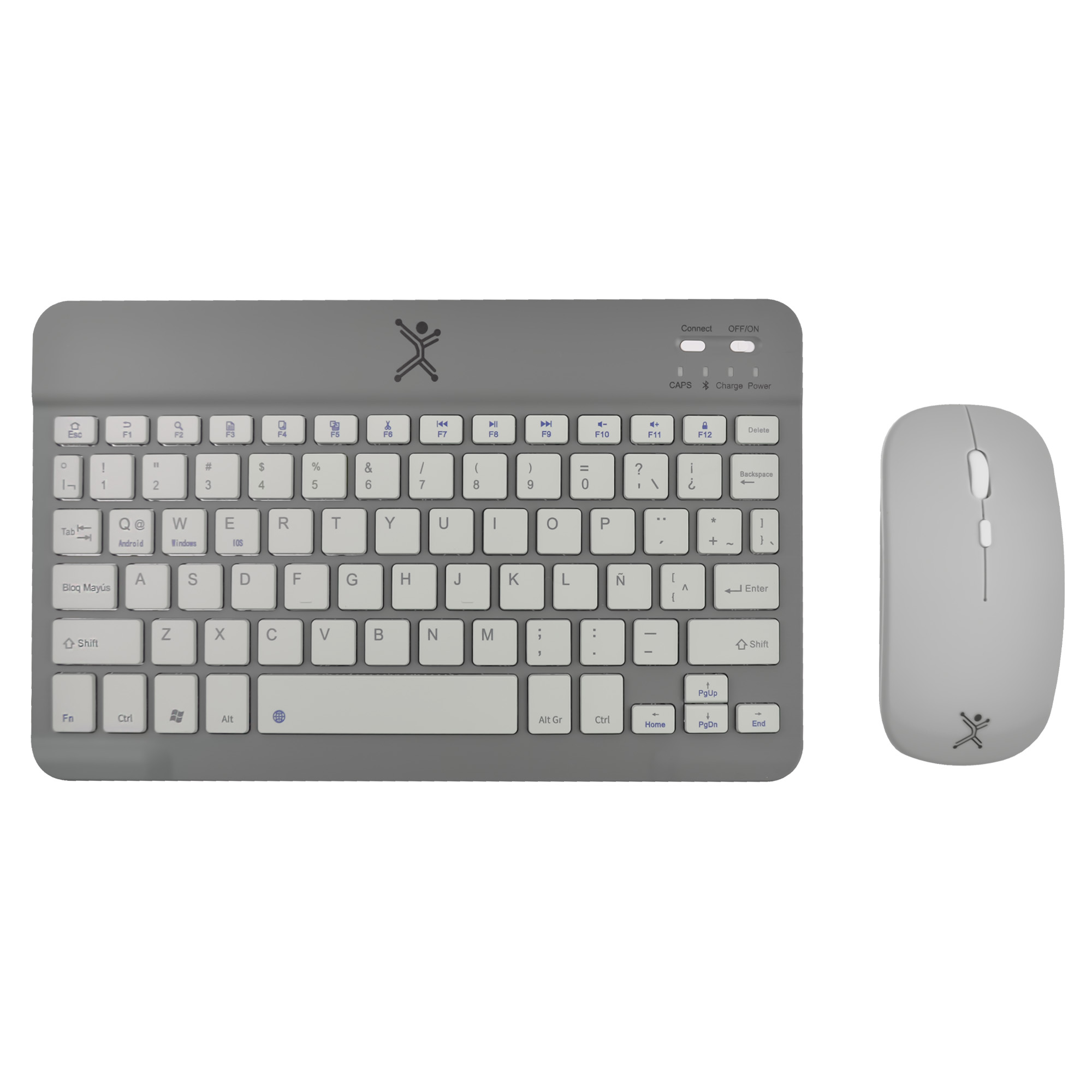 Kit de Teclado y Mouse Bluetooth Inal&aacute;mbrico Genova Perfect Choice image number null