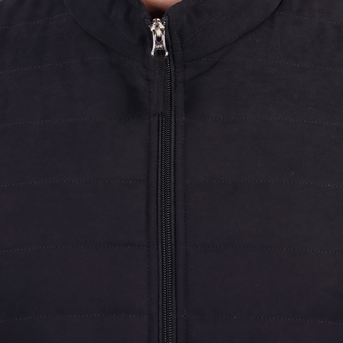 Chaleco Capitonado Negro Cierre Frontal Carlo Corinto para Hombre image number null