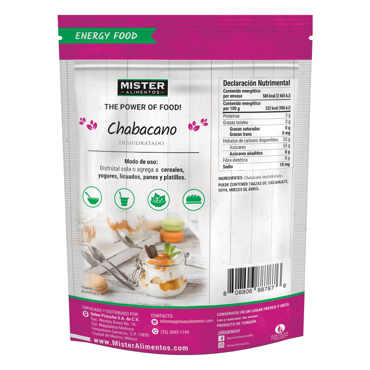 Chabacano Mister Natural image number null