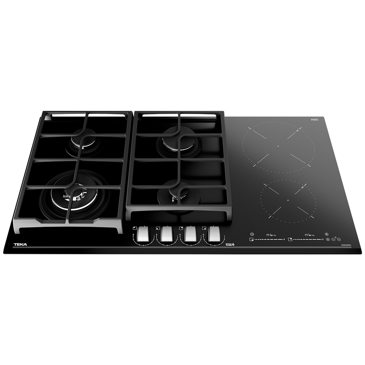 Parrilla H&iacute;brida De Gas + Inducci&oacute;n Teka JZC 96342 BBB BK HYBRID image number null