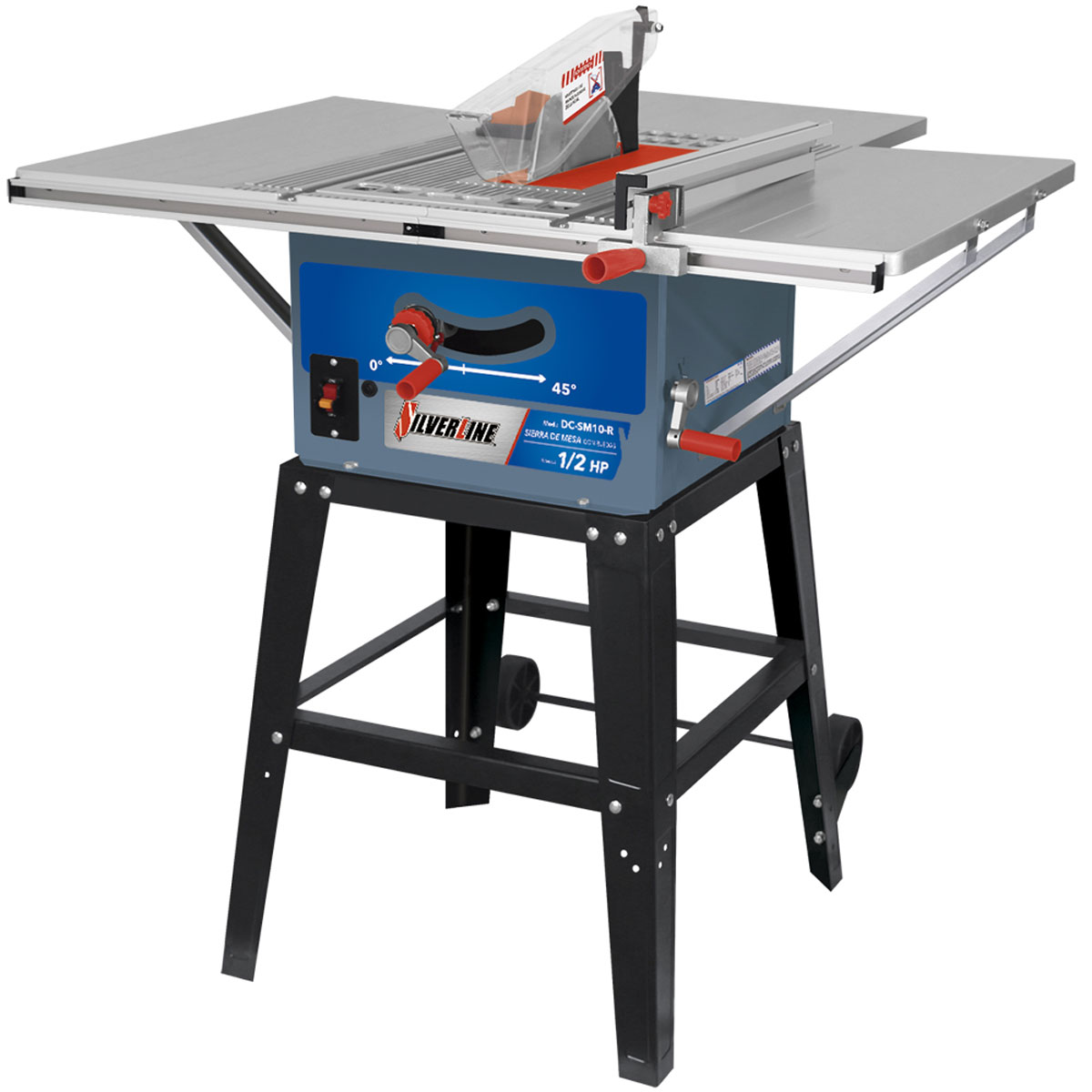 Sierra de Mesa Transportable 10" DC-SM10-R Silverline image number null